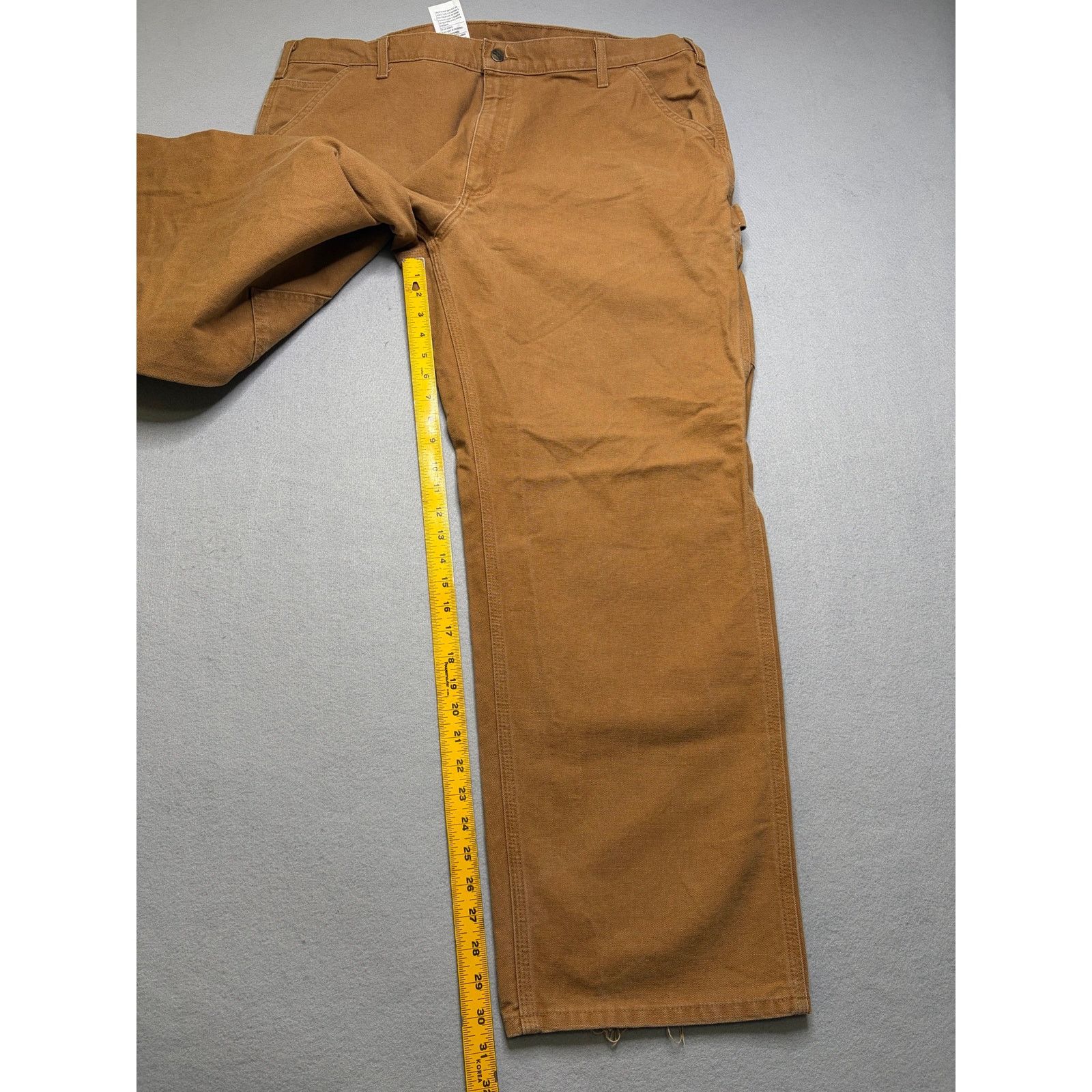 Carhartt Carhartt B11 BRN Duck Carpenter Work Pants Men’s 42x32 Size US 42 / EU 58 - 7 Thumbnail