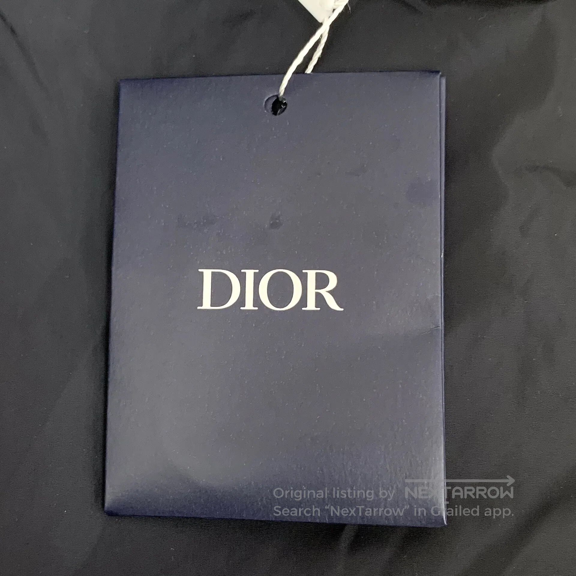 Dior Dior Black Logo Subtle Pattern Full Print Stand Collar Zip Size US L / EU 52-54 / 3 - 7 Thumbnail