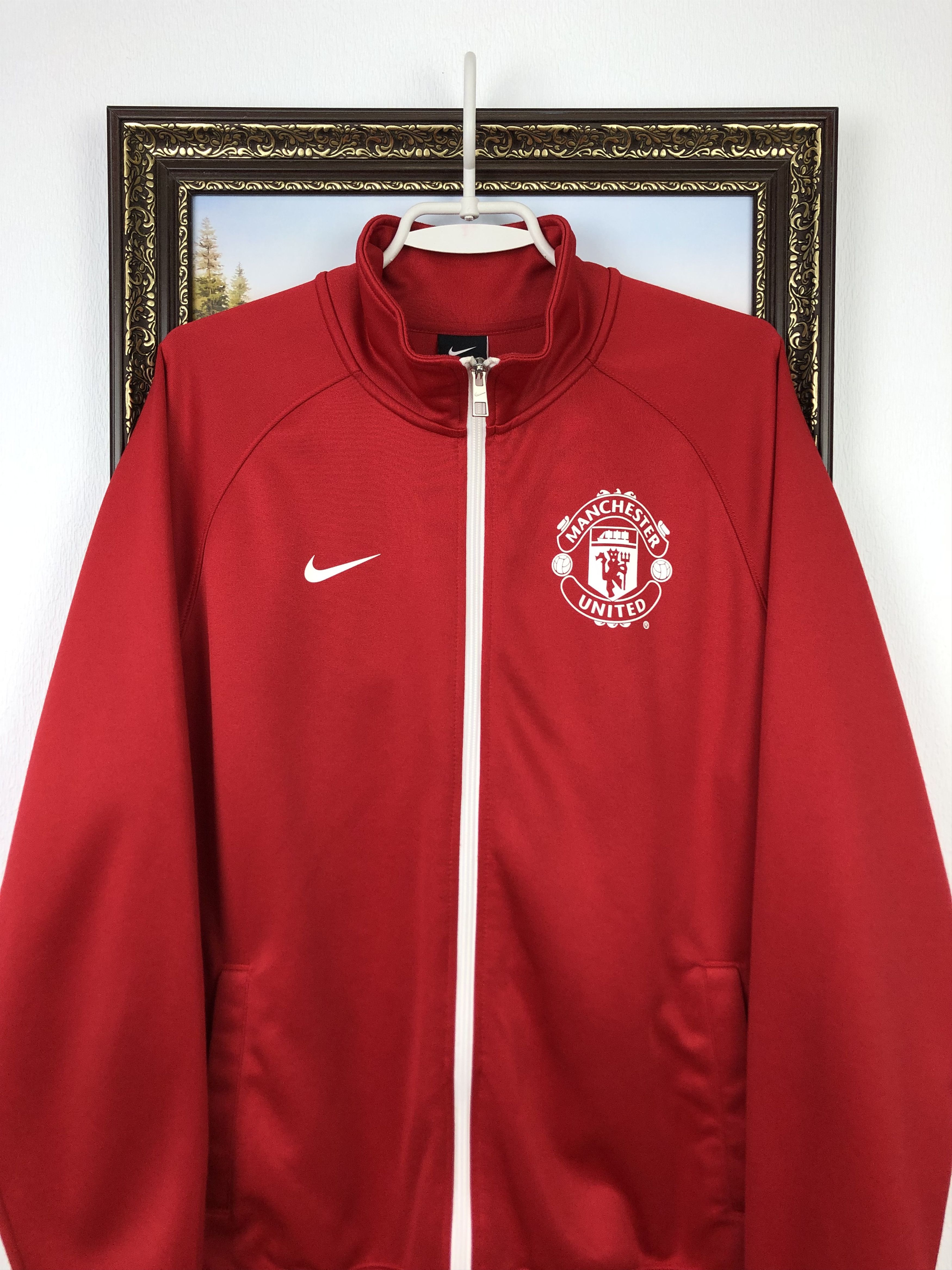 Nike Nike Manchester United Football Jacket Soccer Track Top Size US L / EU 52-54 / 3 - 2 Thumbnail