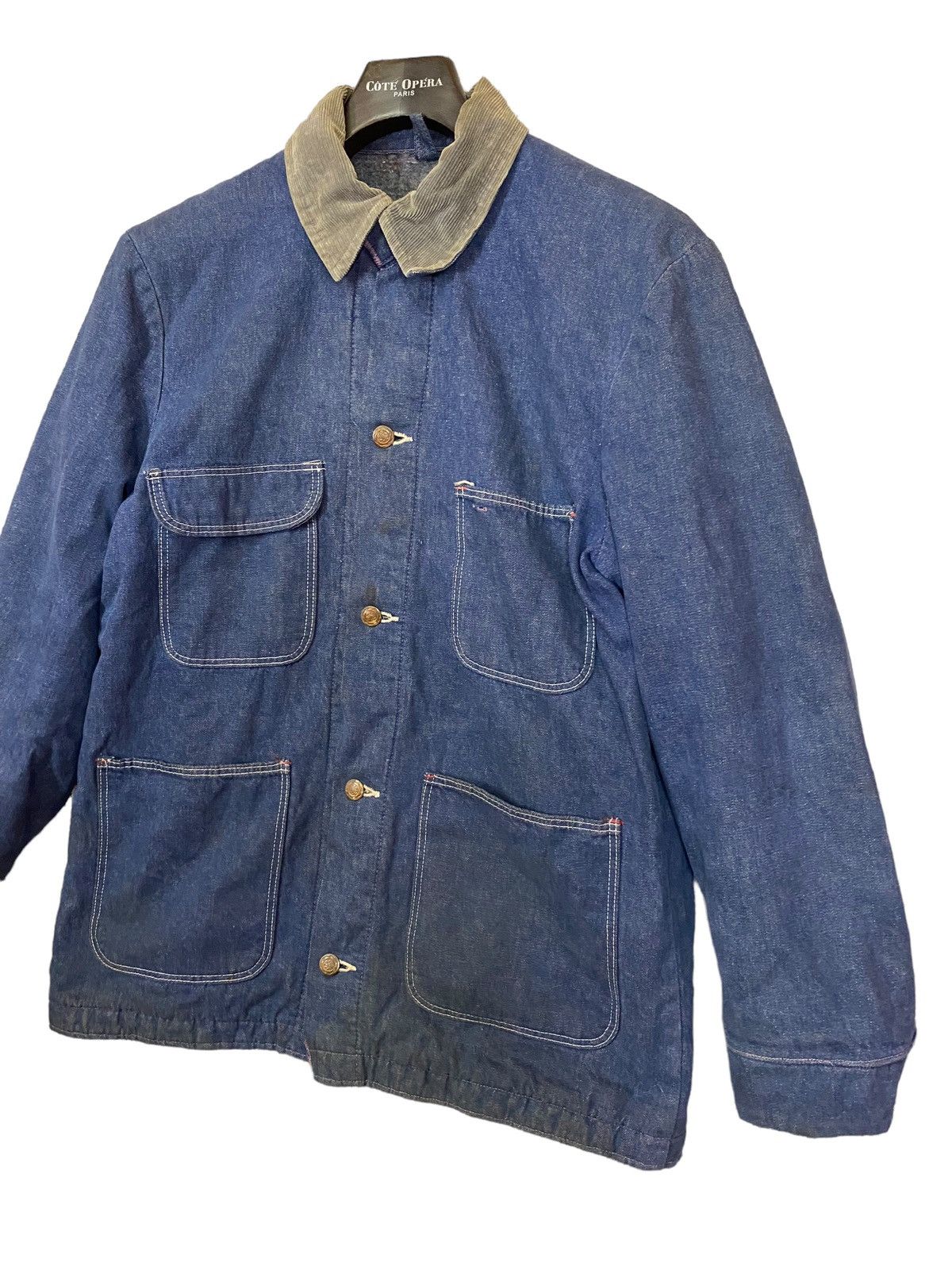 Vintage × Wrangler Vintage 70s wrangler chore jacket inside blanket Size US L / EU 52-54 / 3 - 3 Thumbnail