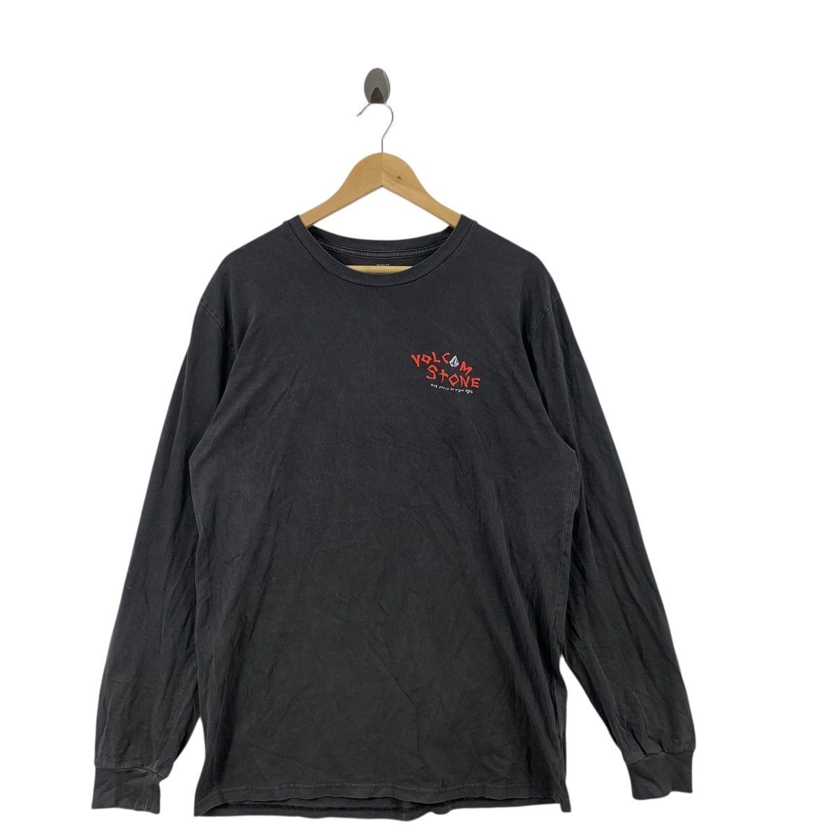 Volcom VOLCOM STONE SKATEBOARD Dragon Peace Natural Sun Faded Tee Size US XL / EU 56 / 4 - 5 Thumbnail