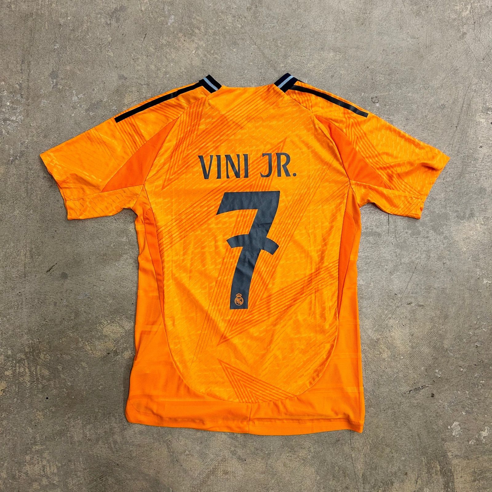 Other Vini Jr Real Madrid Orange Jersey Size US L / EU 52-54 / 3 - 2 Thumbnail