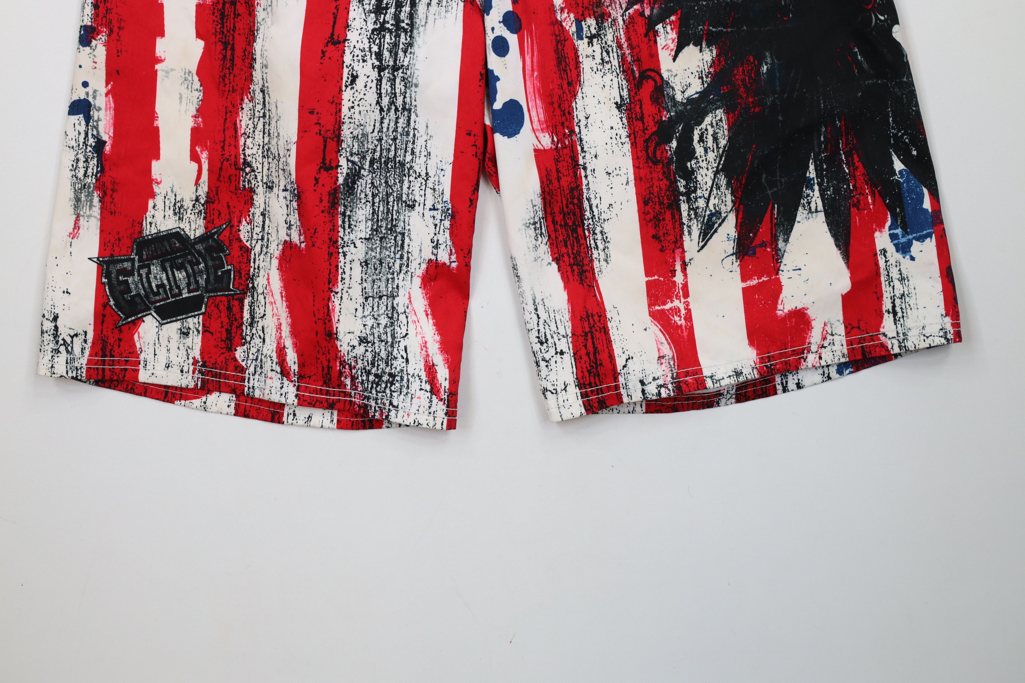 Vintage Vintage Y2K MMA Elite Eagle UFC Fighting Board Shorts Trunks Size US 32 / EU 48 - 4 Thumbnail