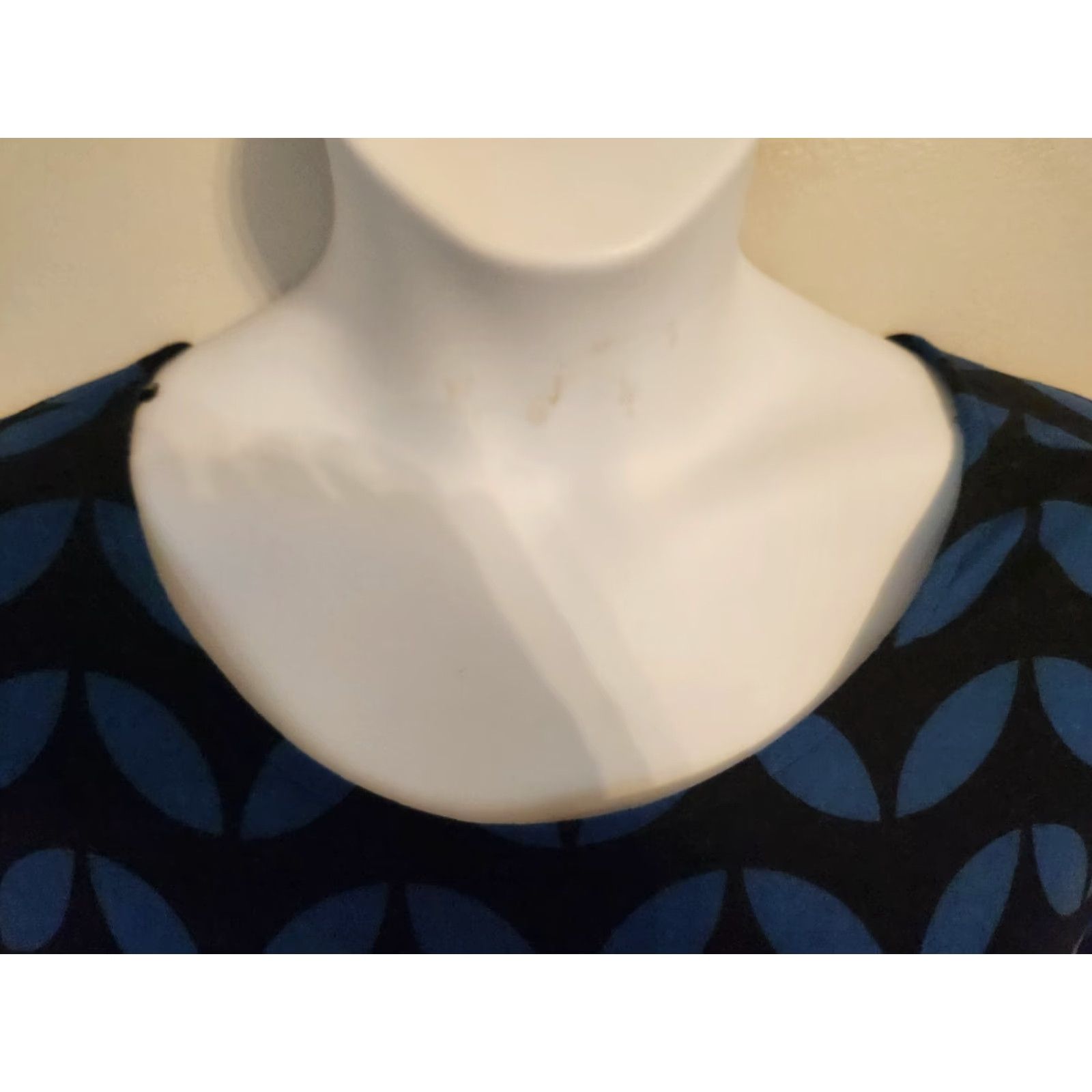Vintage Reborn Collection Jersey Geometric Print Empire Waist Mini Dress XL Size XL / US 12-14 / IT 48-50 - 2 Thumbnail