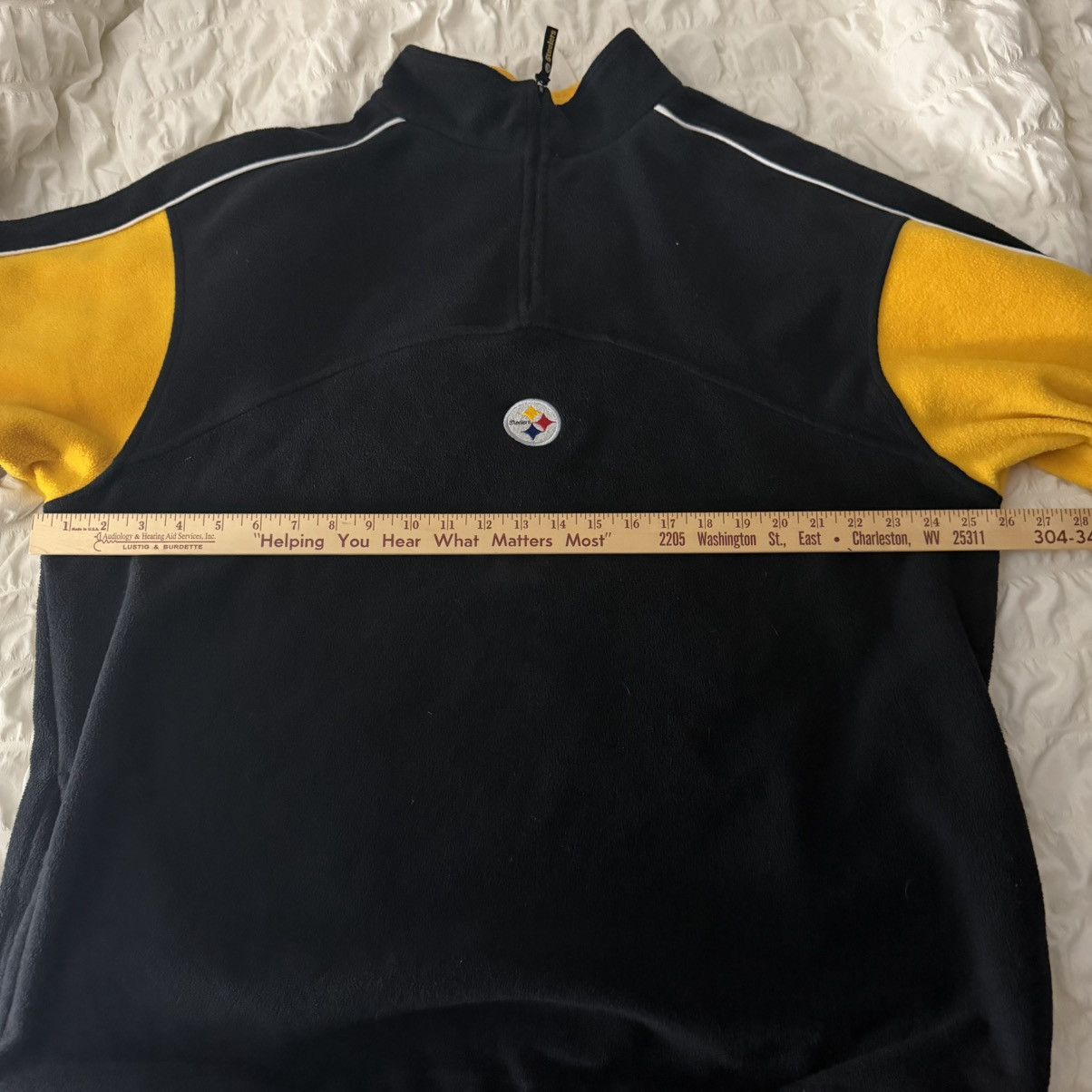 NFL NFL Pittsburgh Steelers Quarter Zip Fleece Size XL Size US XL / EU 56 / 4 - 7 Thumbnail