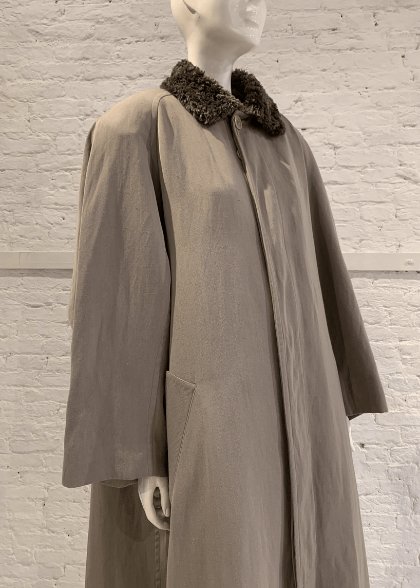 Katharine Hamnett London Rare Katharine Hamnett 80s Oversized coat faux fur collar Size US M / EU 48-50 / 2 - 10 Thumbnail