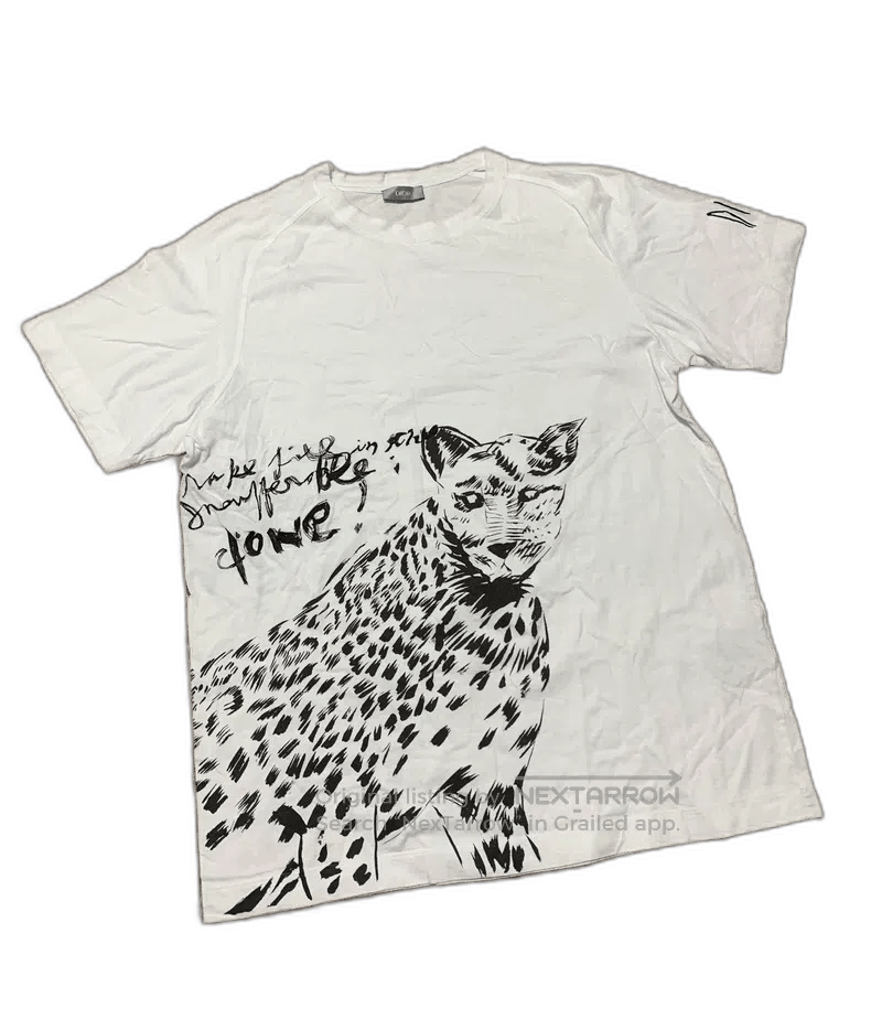 Dior Dior Dior leopard embroidery letter logo short-sleeve. Size US L / EU 52-54 / 3 - 1 Thumbnail
