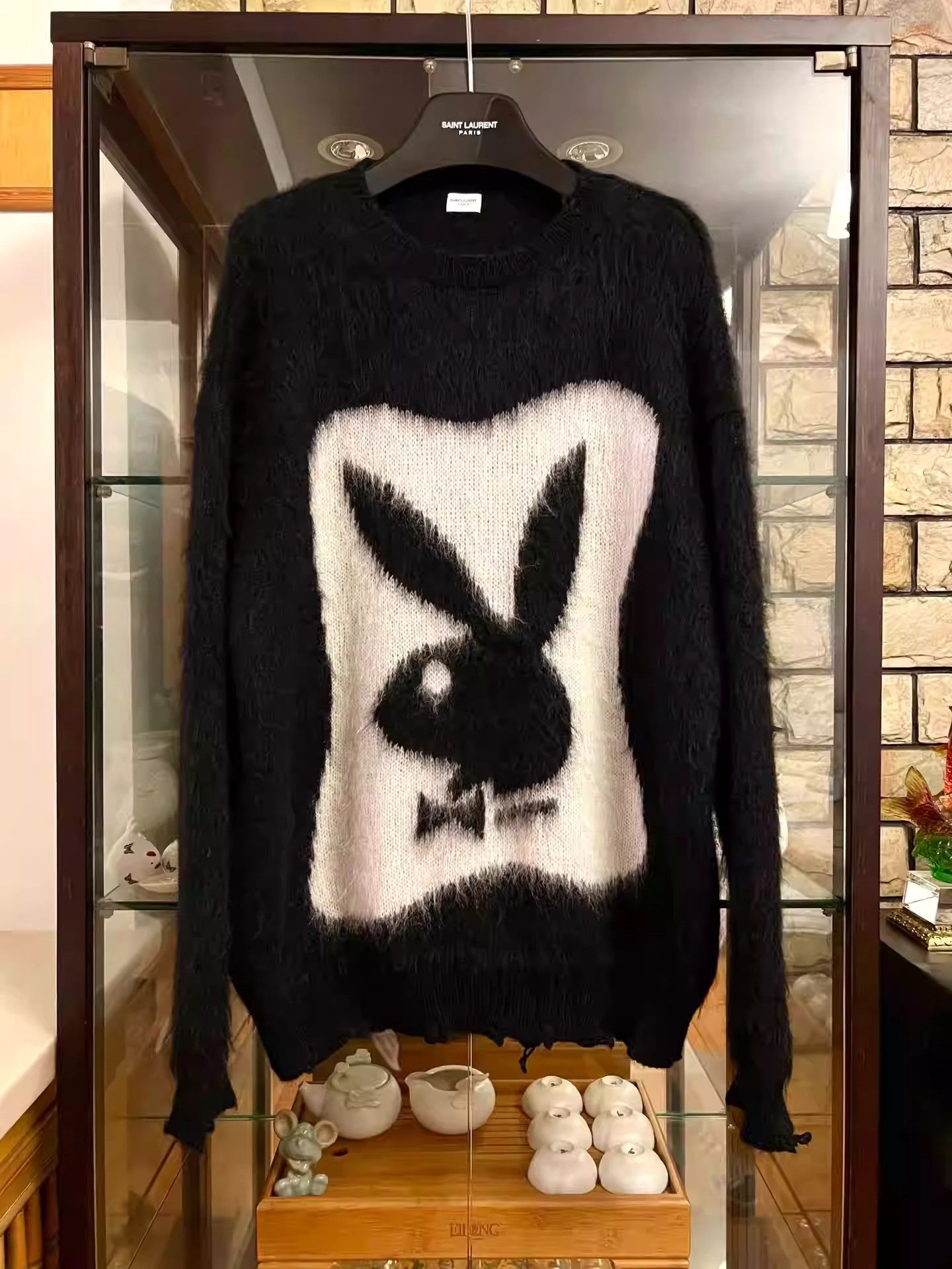 Saint Laurent Paris saint laurent Playboy Black and White