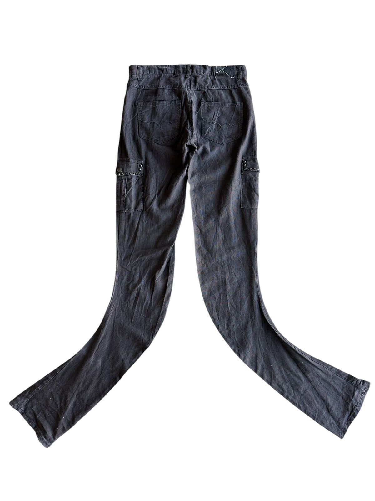 GOSTAR DE FUGA VERY RARE 💥VINTAGE FUGA JEANS CURVE/BANANA LEGS SPIKE PANTS Size US 32 / EU 48 - 2 Thumbnail