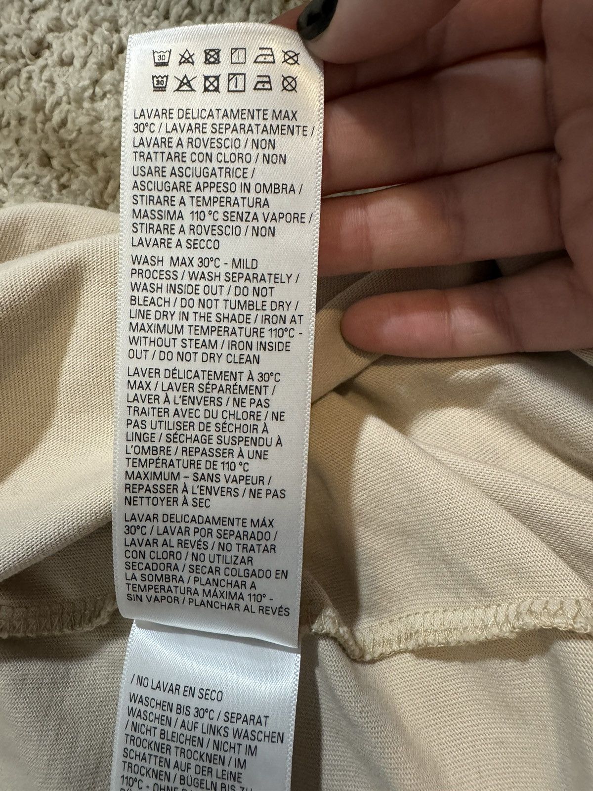 Balenciaga Campaign Logo Embroidered T-shirt Size US S / EU 44-46 / 1 - 8 Thumbnail