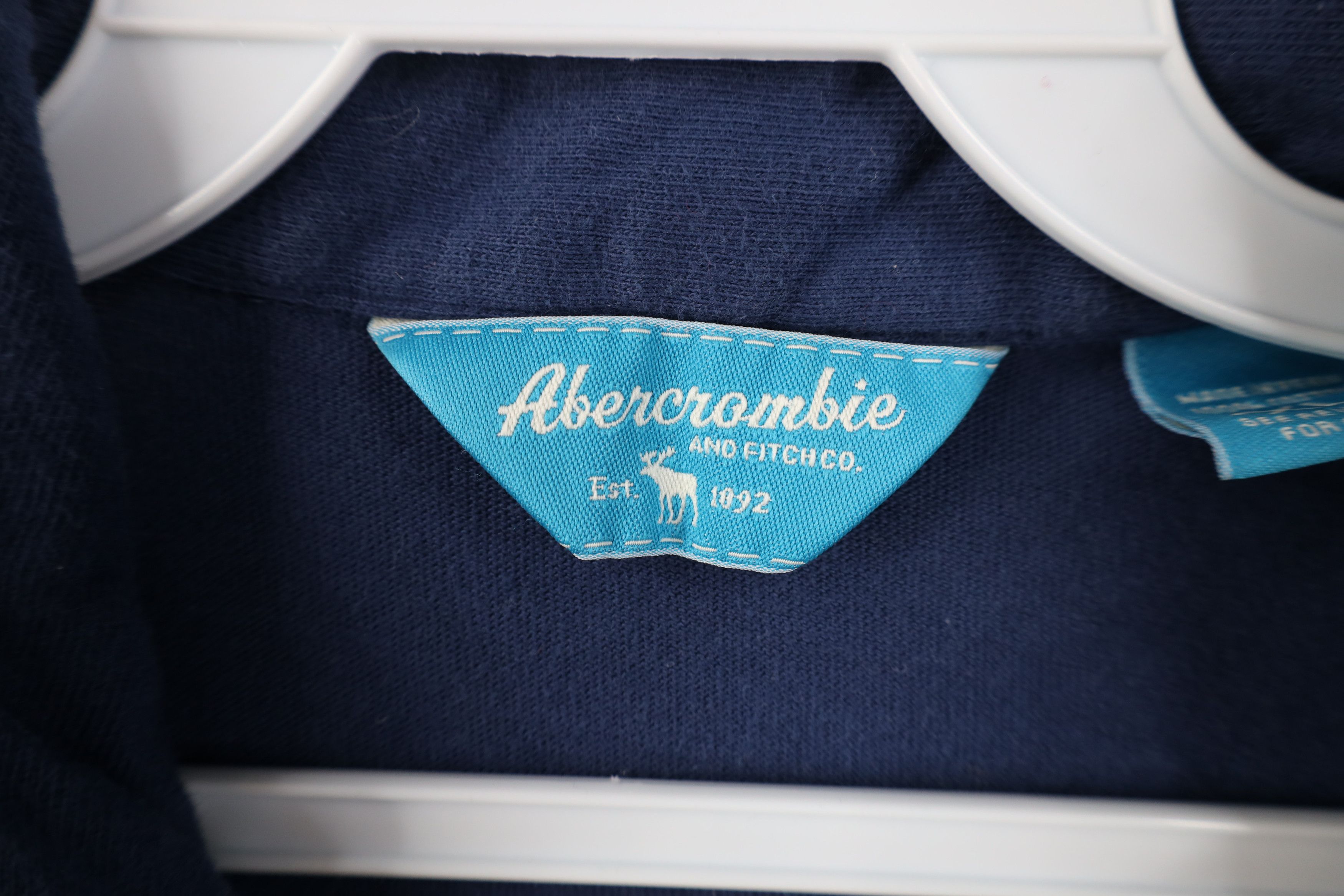 Abercrombie & Fitch Vintage 90s Y2K Abercrombie & Fitch Knit Polo Shirt Blue Size US XL / EU 56 / 4 - 9 Thumbnail