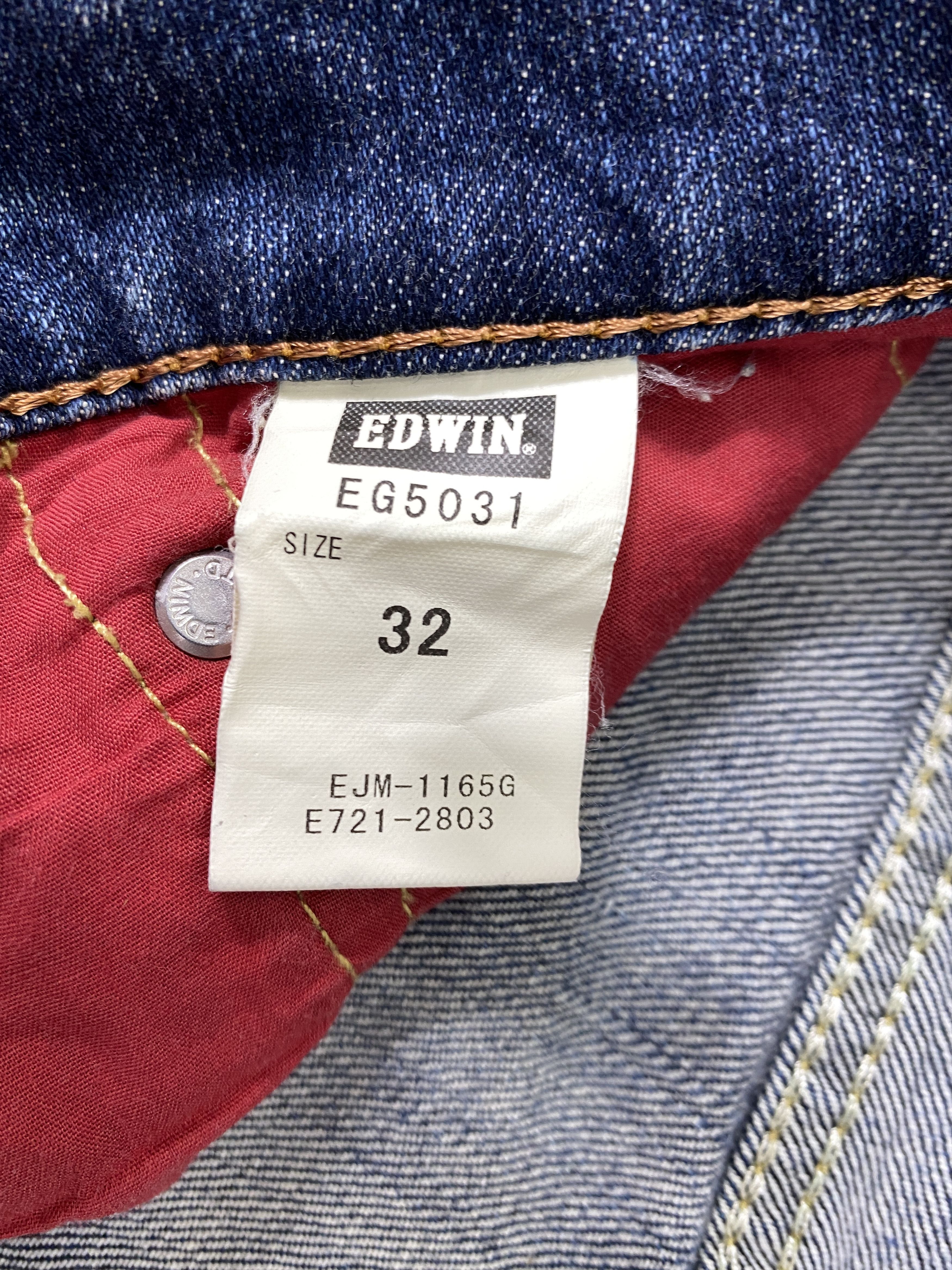 Japanese Brand Vintage Edwin 503 Flare Boot Cut Jeans 33x29.5 - JN3274 Size US 33 - 8 Thumbnail