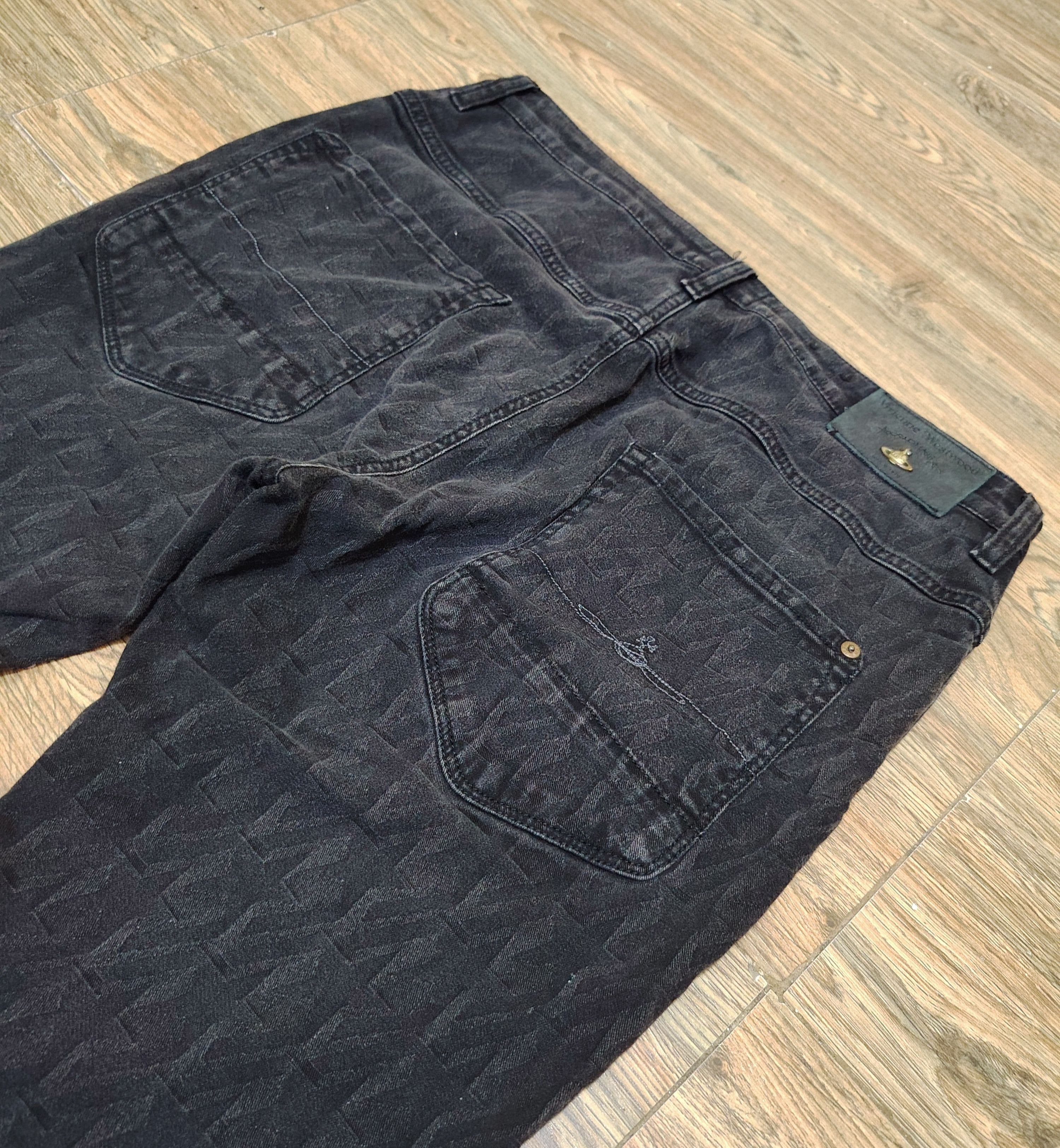 Vivienne Westwood VIVIENNEWESTWOOD-ANGLOMANIA-RockN'RollJeansRigidEffectdesign Size US 33 - 13 Thumbnail