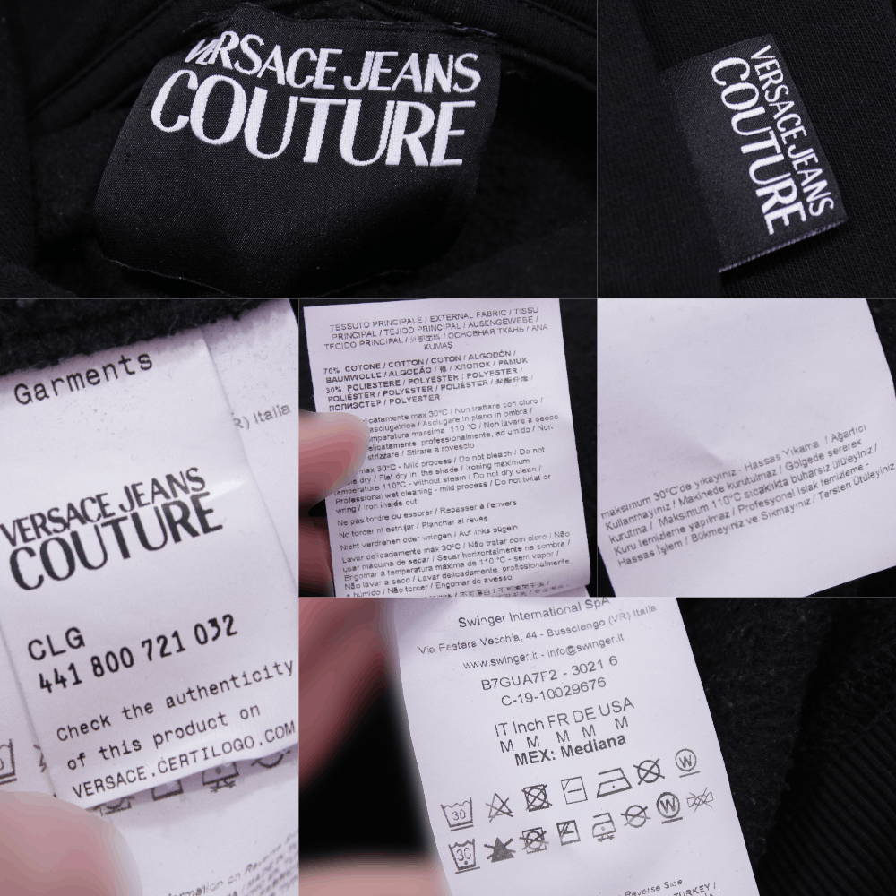 Versace Big Logo Oversize Hoodie Size US M / EU 48-50 / 2 - 8 Thumbnail