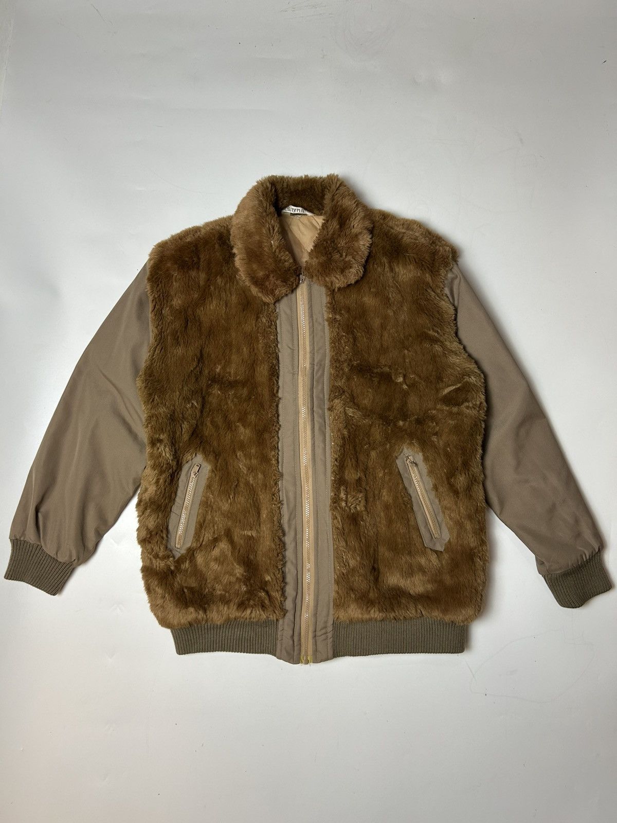 Japanese Brand BEAUTY PLAN FAUX FUR LINING JACKET Size ONE SIZE - 1 Thumbnail