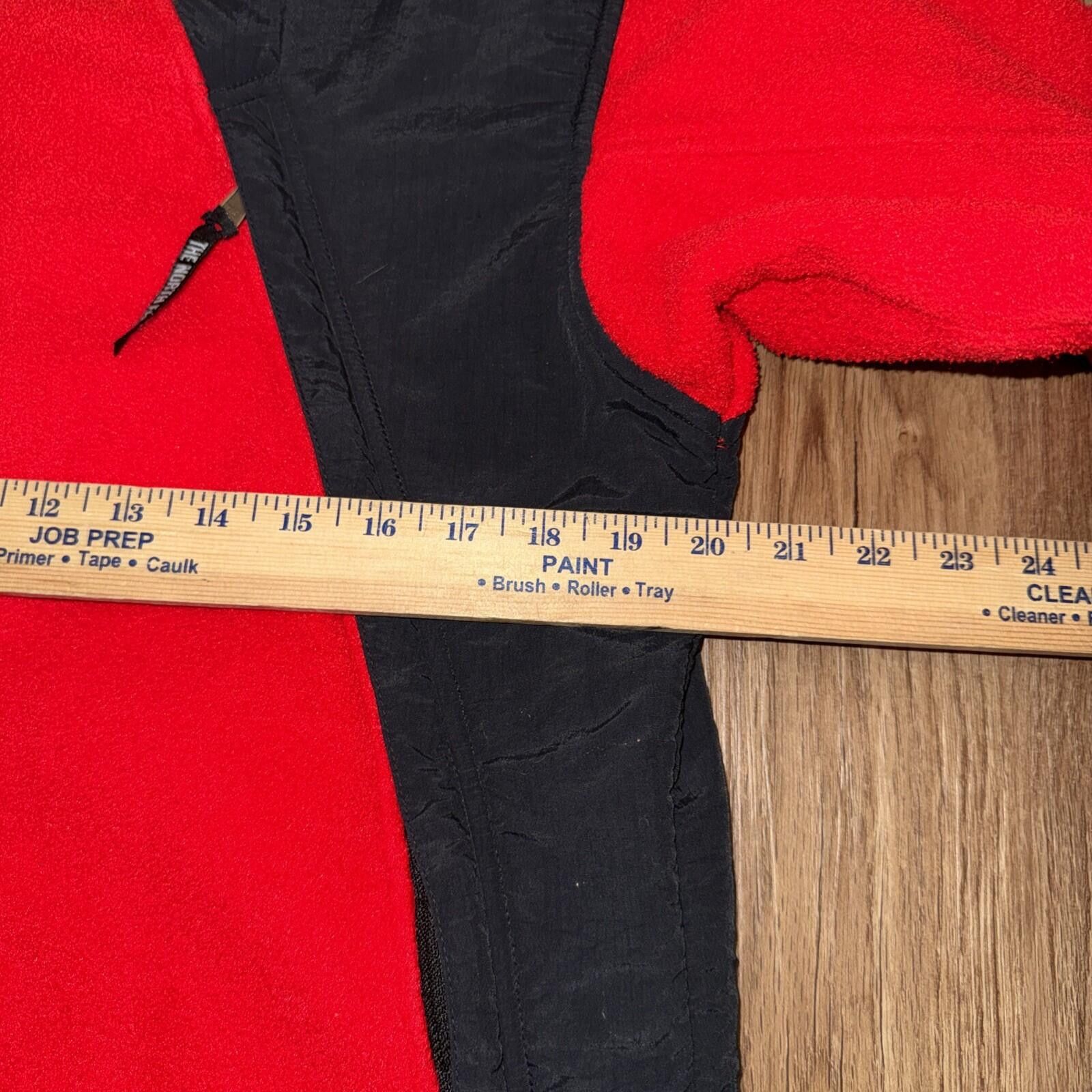 The North Face Vtg North Face Fleece Jacket Red Black 90s Denali Polartec Size US S / EU 44-46 / 1 - 4 Thumbnail