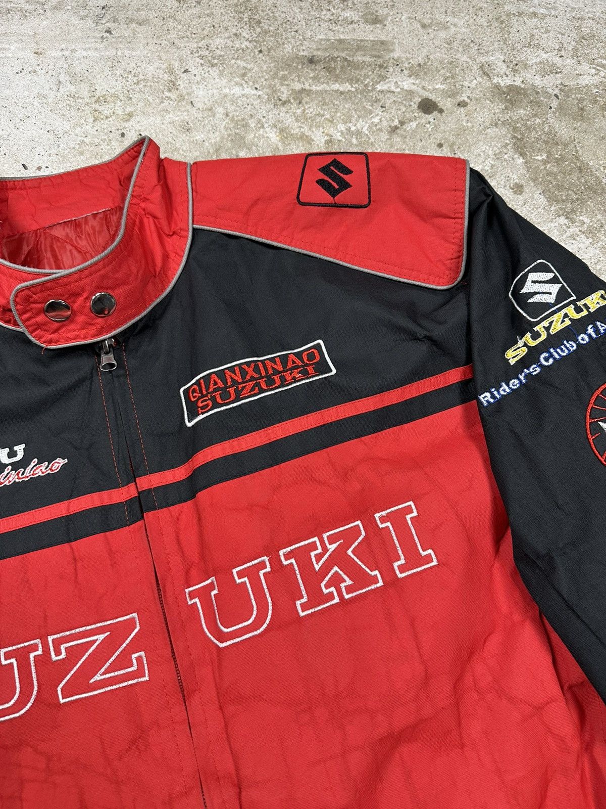 Vintage ‼️ Vintage y2k Suzuki Racing Jacket Red Size US XXL / EU 58 / 5 - 5 Thumbnail
