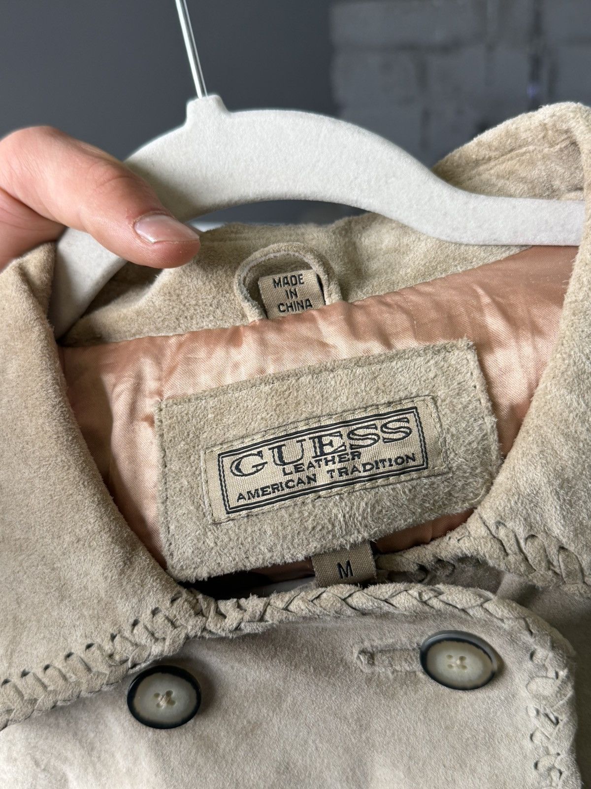 Guess Women’s Guess Jacket Y2K Vintage Leather Coat Napoleon Size M / US 6-8 / IT 42-44 - 13 Thumbnail