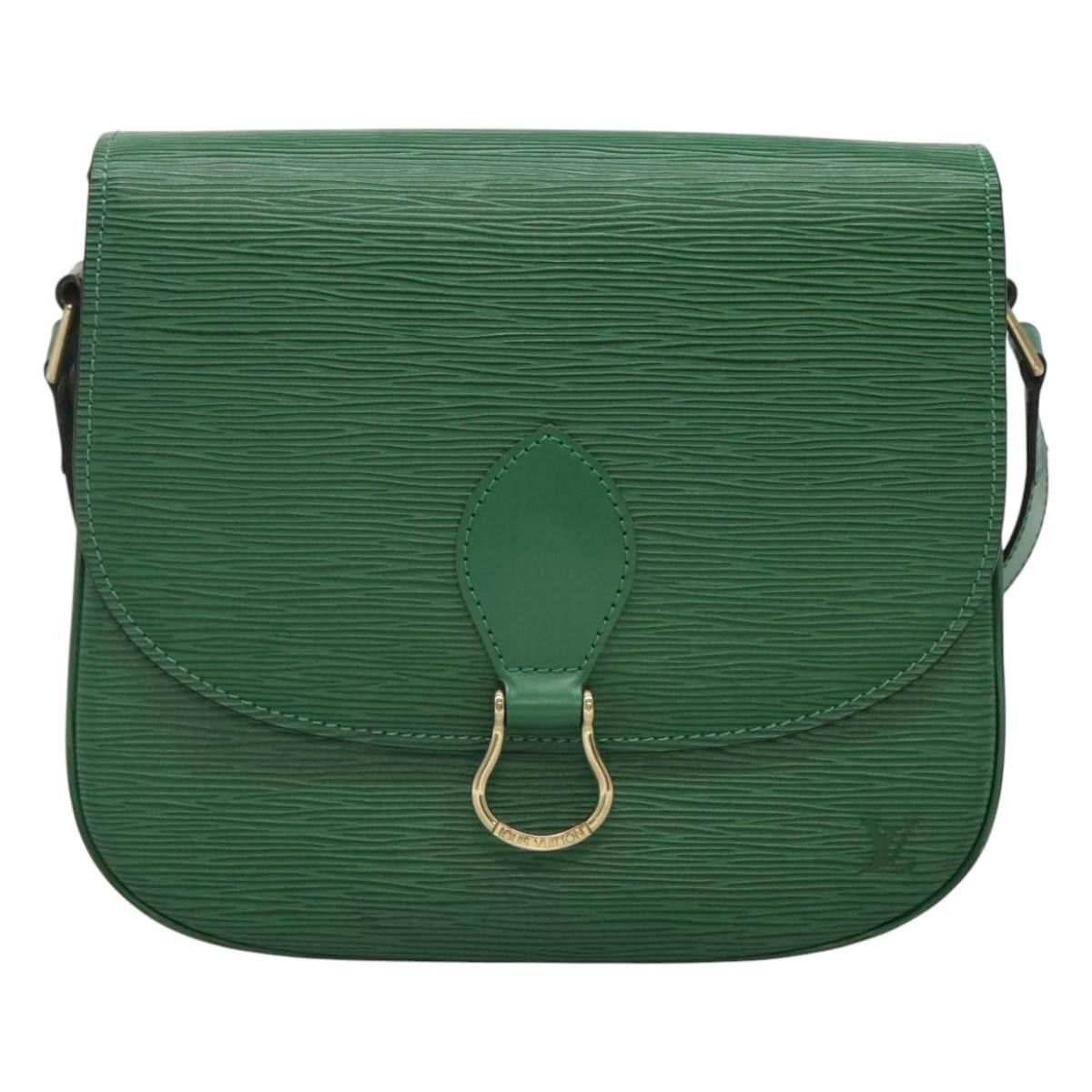 Louis Vuitton LOUIS VUITTON Epi Saint Cloud GM Shoulder Bag Green M52194 Size ONE SIZE - 13 Thumbnail