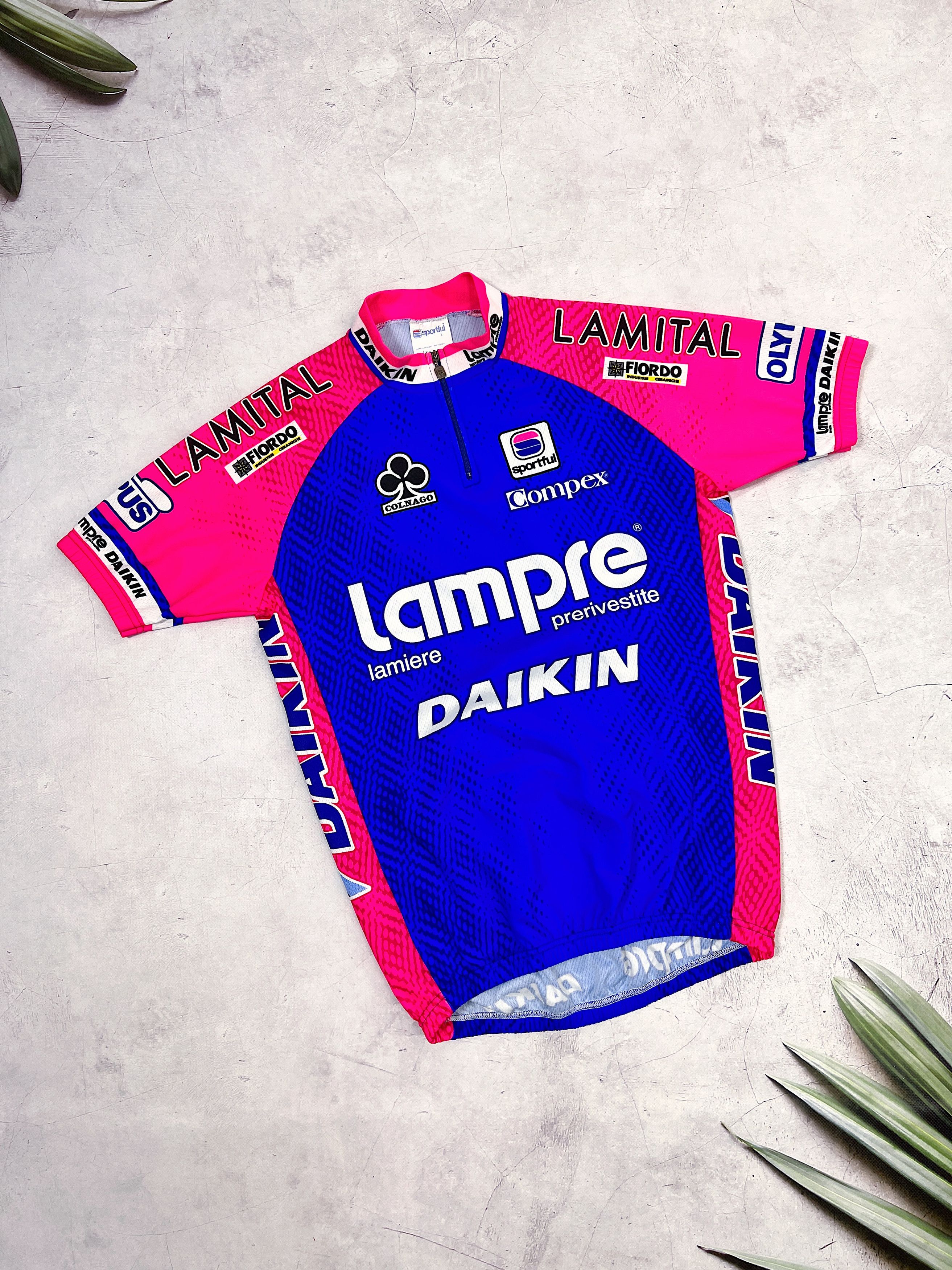 Sports Specialties × Vintage Sportful Lampre Daikin Cycling Jersey Colnago Size US M / EU 48-50 / 2 - 1 Thumbnail