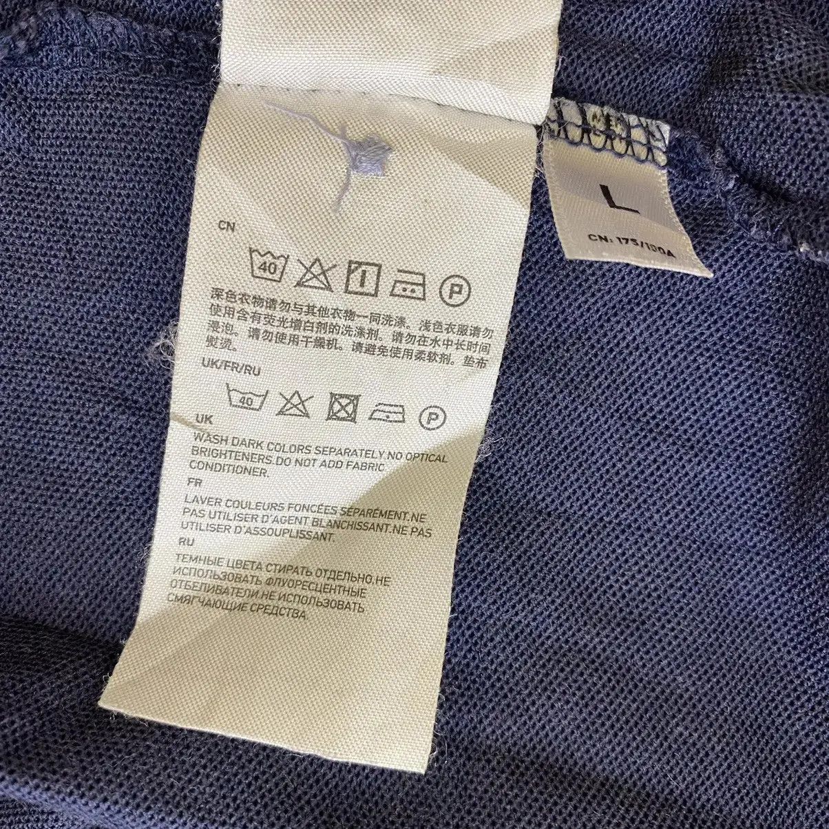 Uniqlo UNIQLO JAPAN Natural Dye Minimalist Indigo Polo Tee Shirt Size US L / EU 52-54 / 3 - 7 Thumbnail