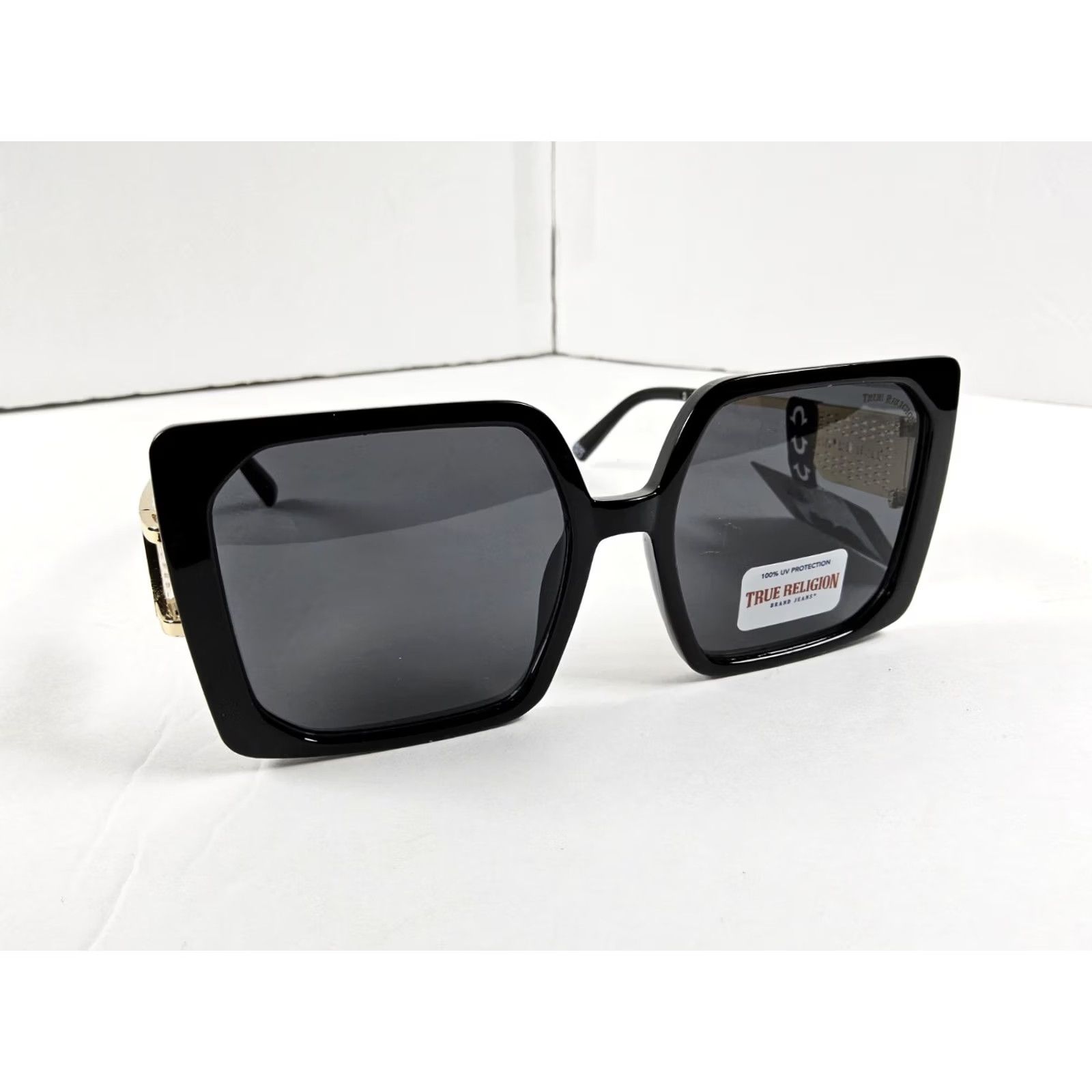 True Religion VINTAGE True Religion Sunglasses Square Oversized Logo UV Protection Womens Size ONE SIZE - 7 Thumbnail