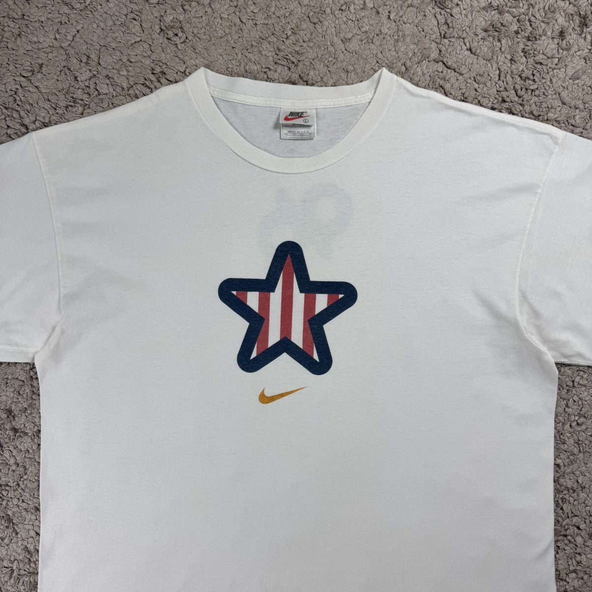 Nike Vintage Nike USA One Star 96 Centre Swoosh T-shirt Size US L / EU 52-54 / 3 - 5 Thumbnail