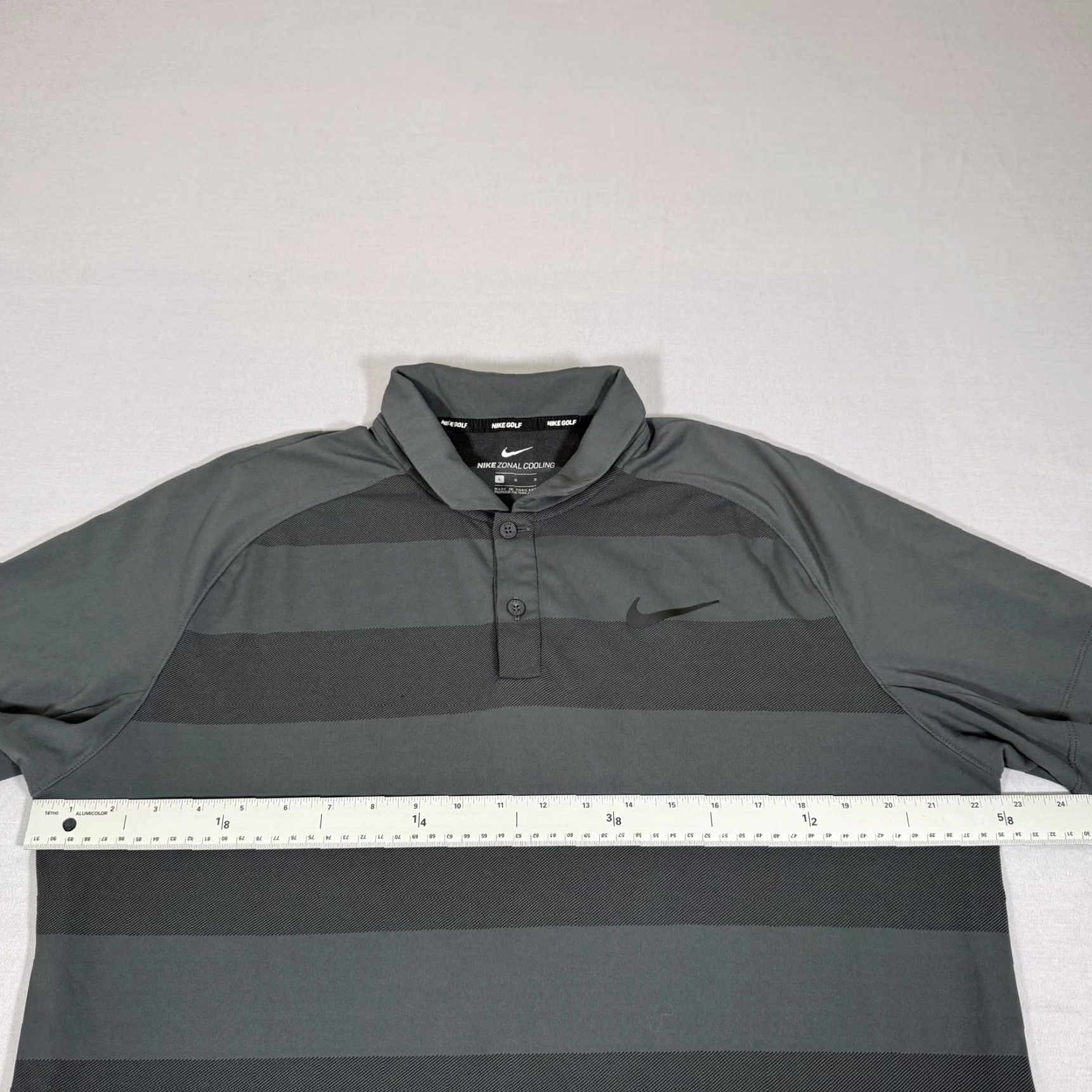 Nike Nike Polo Shirt Gray Large Mens Golf Performance Zonal Cooling Tiger Woods Size US L / EU 52-54 / 3 - 4 Thumbnail