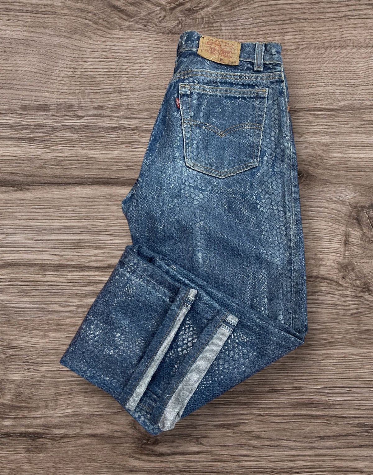 Levi's × Vintage 💸BINDING OFFER💸 Rare Vintage 90’s Levi’s 701 Adesso Jeans Size US 28 / EU 44 - 3 Thumbnail