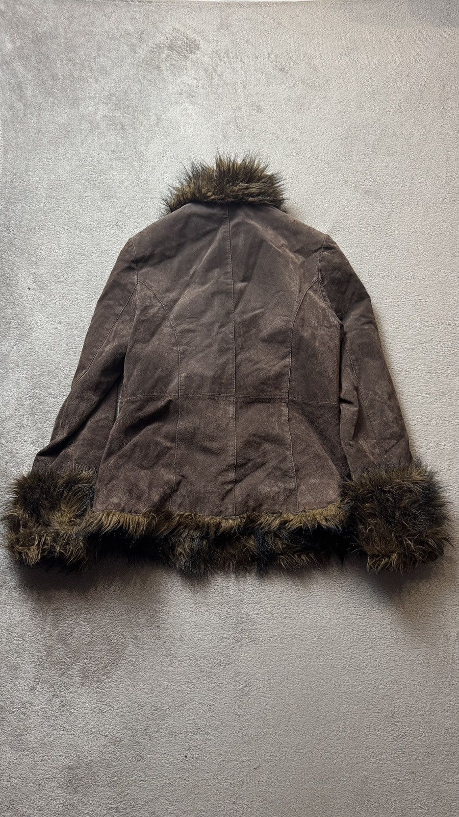 Hysteric Glamour Afghan Faux Penny Lane Leather Coat Jacket cdg ysl balmain Size L / US 10 / IT 46 - 4 Thumbnail