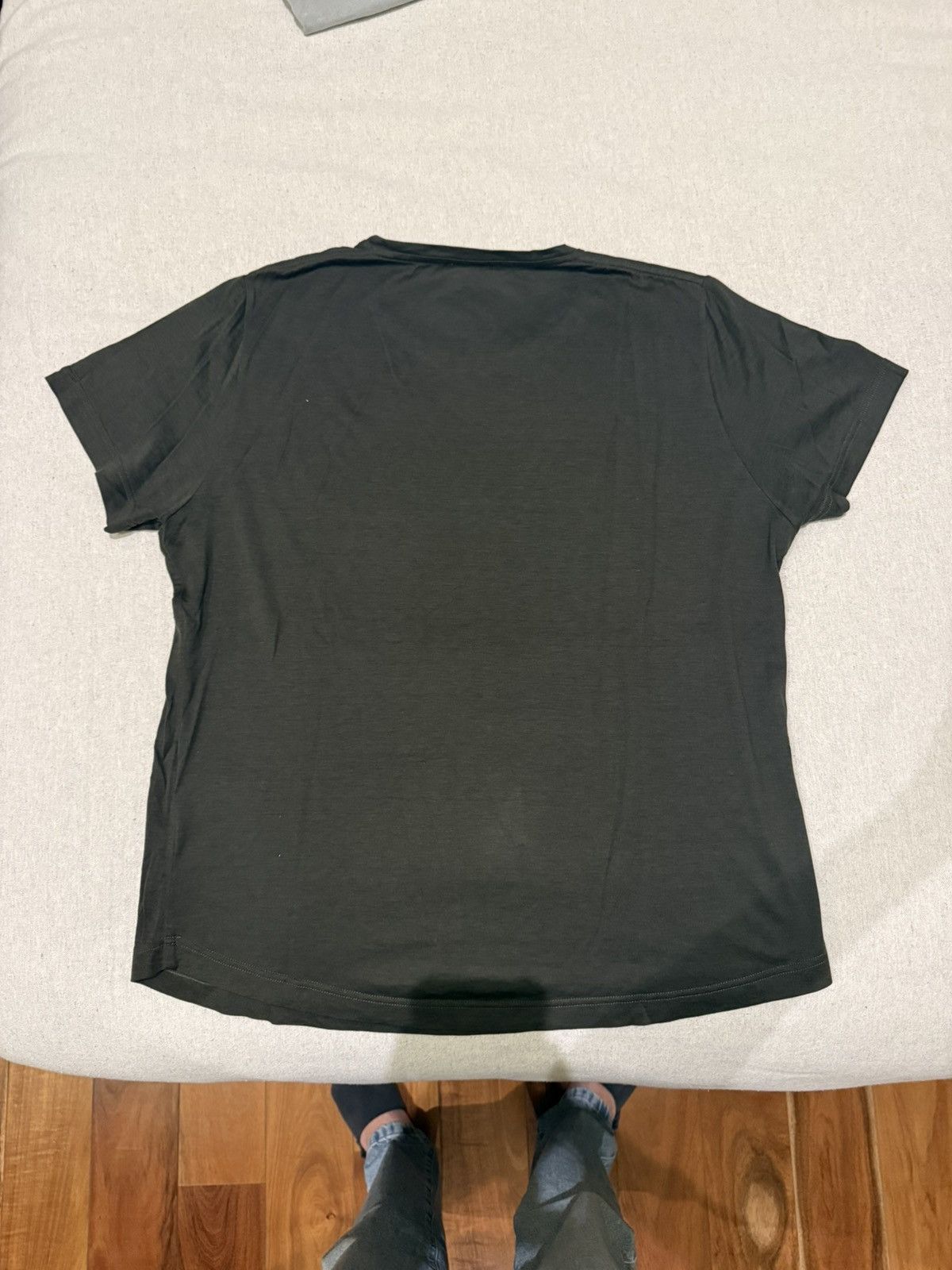 Loro Piana Loro Piana Dark Green Cotton Levo T-Shirt (Size S) Size US S / EU 44-46 / 1 - 4 Thumbnail