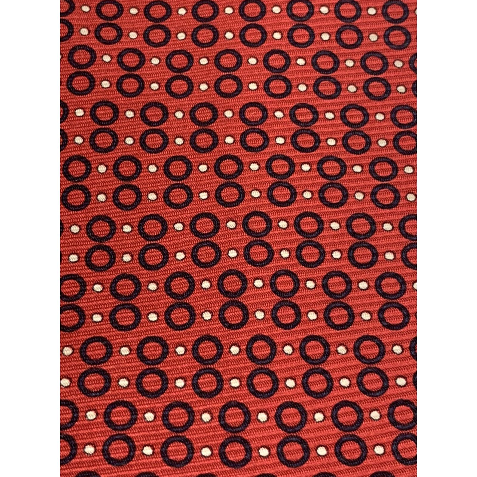 Tommy Hilfiger VINTAGE Tommy Hilfiger Tie Silk Necktie Red Mens Silk Tie Size ONE SIZE - 2 Thumbnail