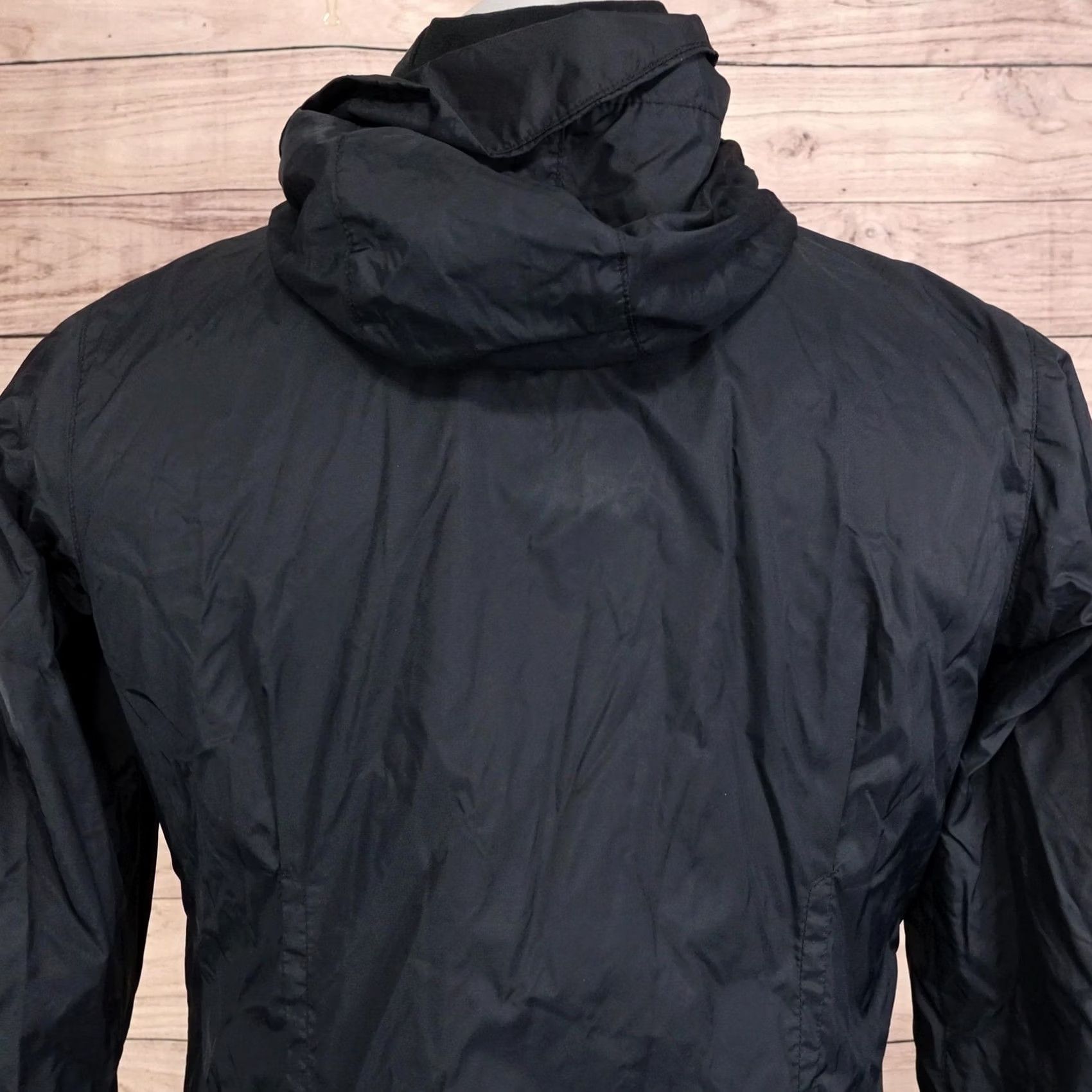 Vintage Columbia Jacket Mens M Black Rain Coat Hooded Full Zip Lined Anorak Parka - Retained all details Size US M / EU 48-50 / 2 - 5 Thumbnail