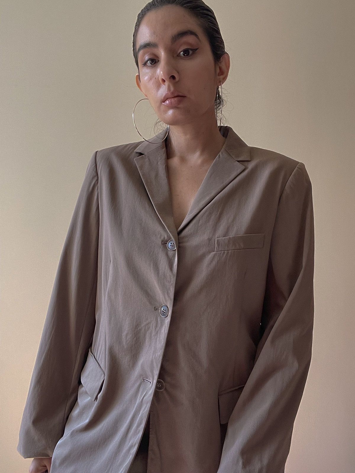Jil Sander Vintage Brown Jil Sander Blazer Jacket Size L / US 10 / IT 46 - 5 Thumbnail