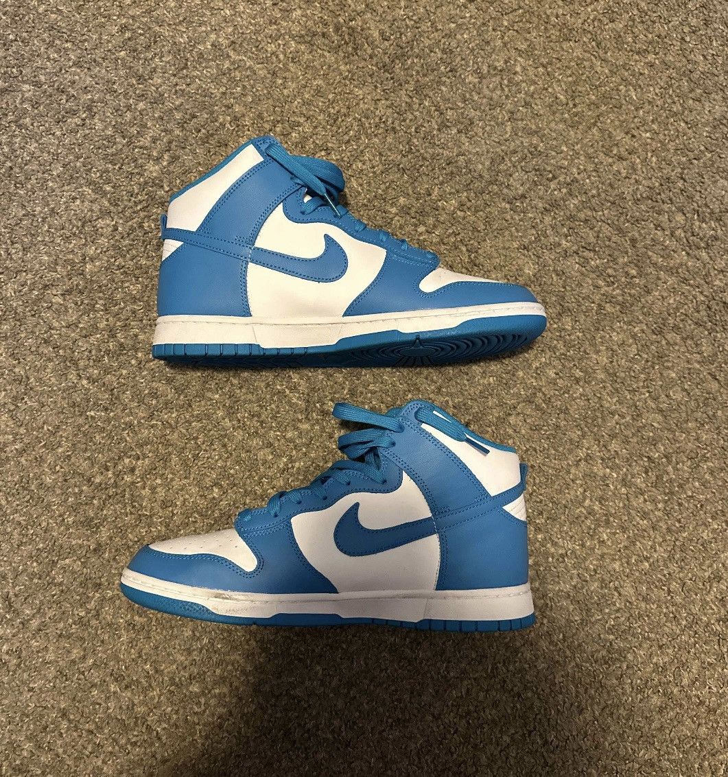 image of Laser Blue Nike Dunks Shoes, Men's (Size 10.5)