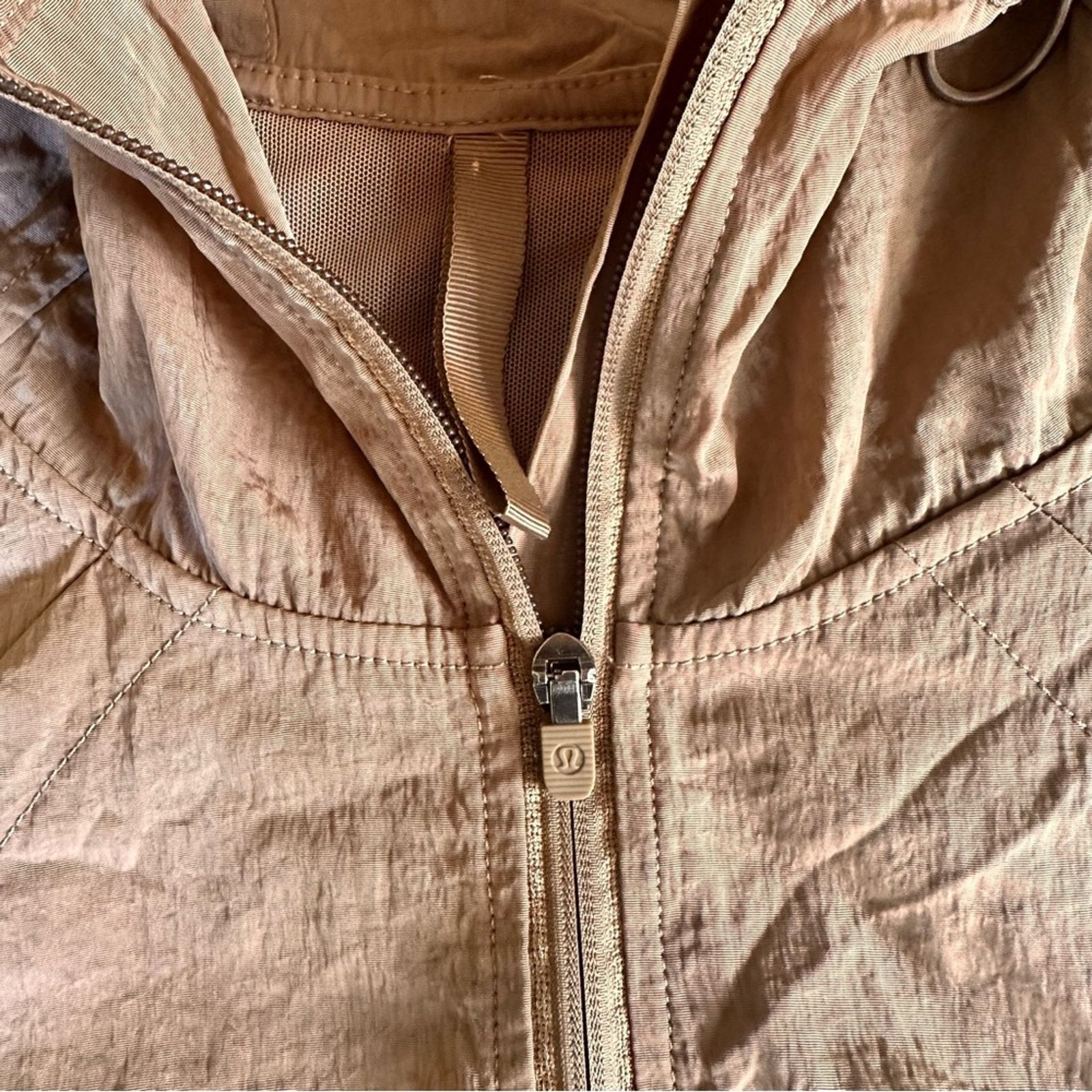 Lululemon Lululemon Seek Vistas 1/2 Zip Jacket – Frontier (Tan) Size L / US 10 / IT 46 - 13 Thumbnail