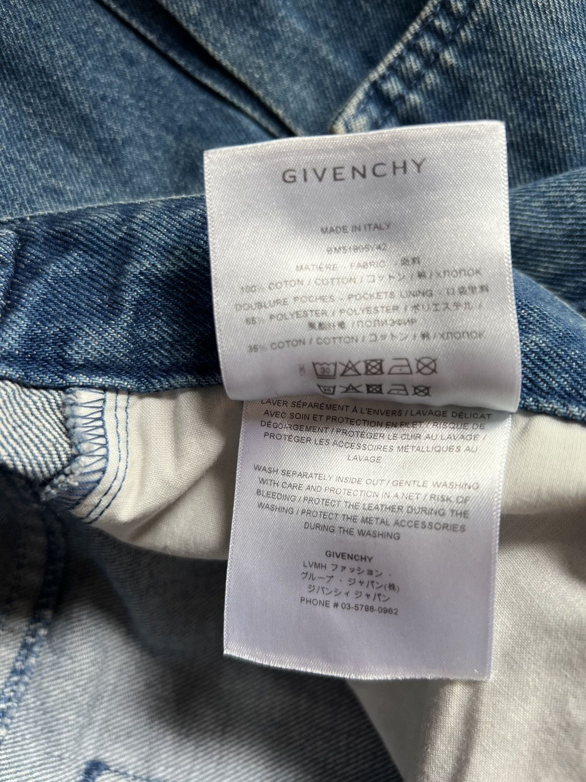 Givenchy Givenchy Denim Cargo Shorts Size US 30 / EU 46 - 19 Thumbnail