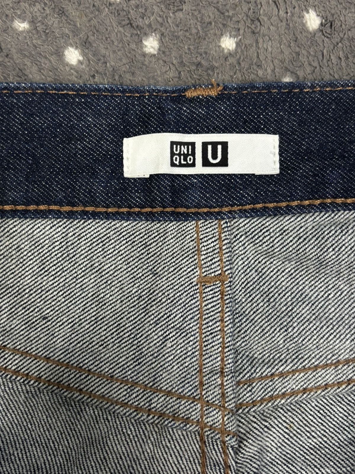 Lemaire × Uniqlo Vintage Uniqlo x Lemaire Dark Blue Wide Leg Baggy Jeans Size 25" / US 0 / IT 36 - 13 Thumbnail