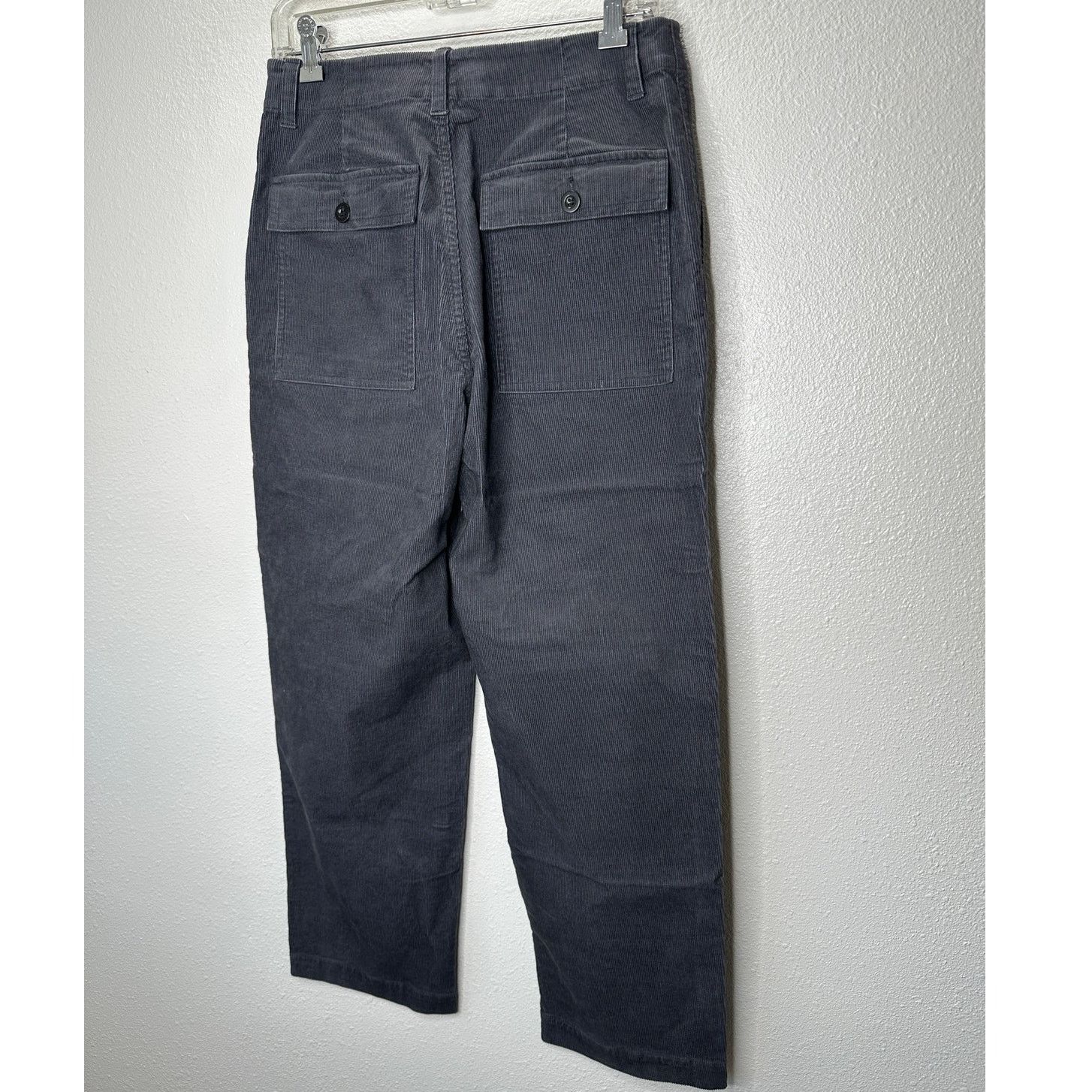 Other Jenni Kayne Gray High Waist Corduroy Ranger Trouser Pants 8 Size 30" / US 8 / IT 44 - 6 Thumbnail