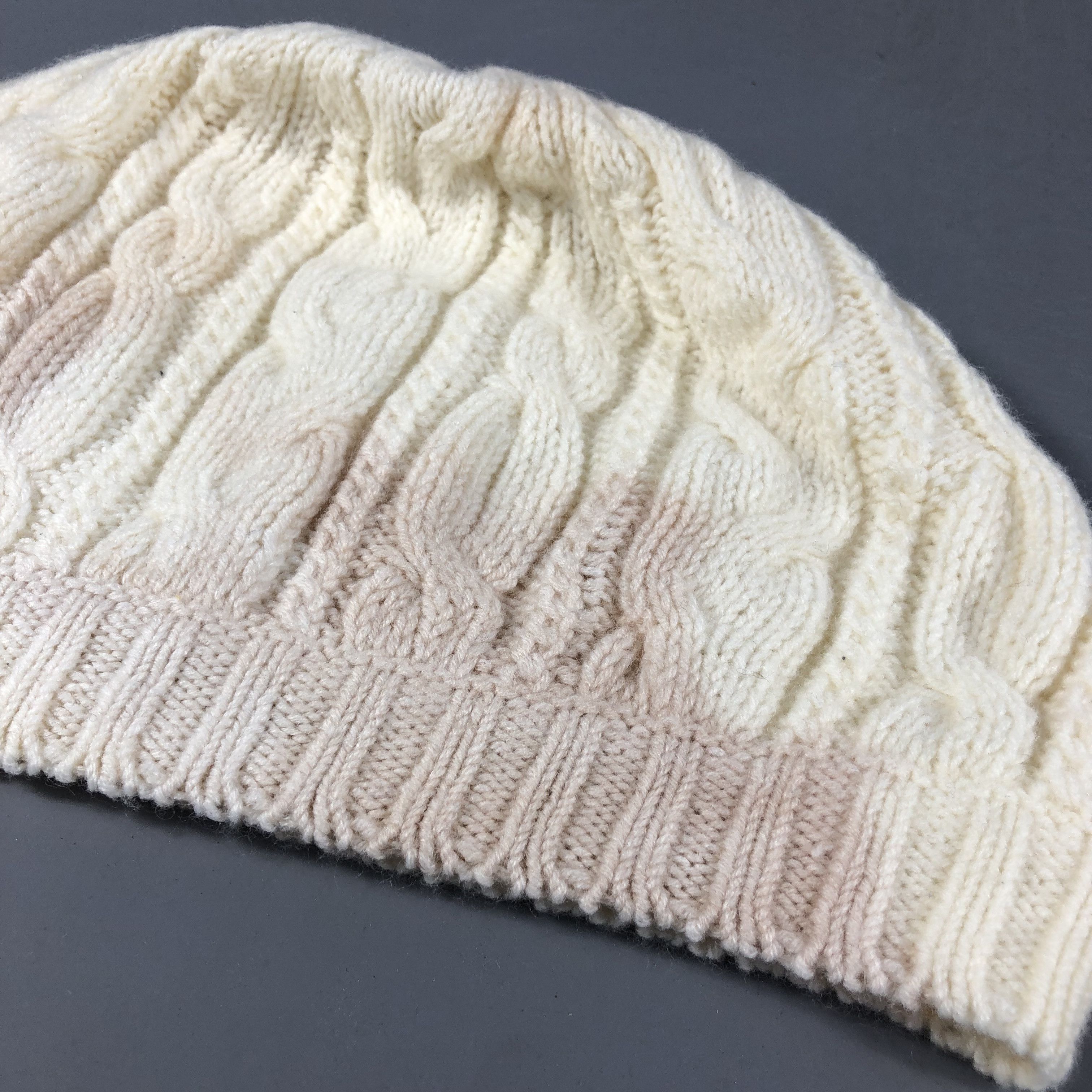 Burberry Burberry Cable Knit Mushroom Beanie Snowcap Snow Hat B927 Size ONE SIZE - 9 Thumbnail