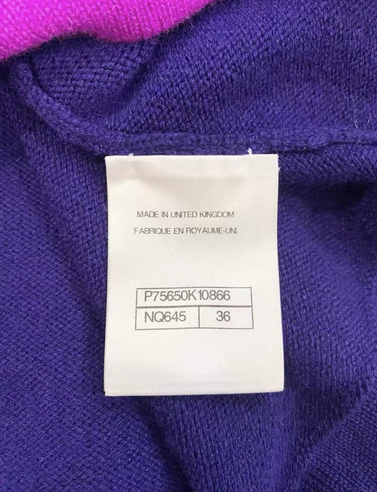 Chanel Chanel Block Cashmere Short Sleeve Knit Top J33 Size XS / US 0-2 / IT 36-38 - 5 Thumbnail