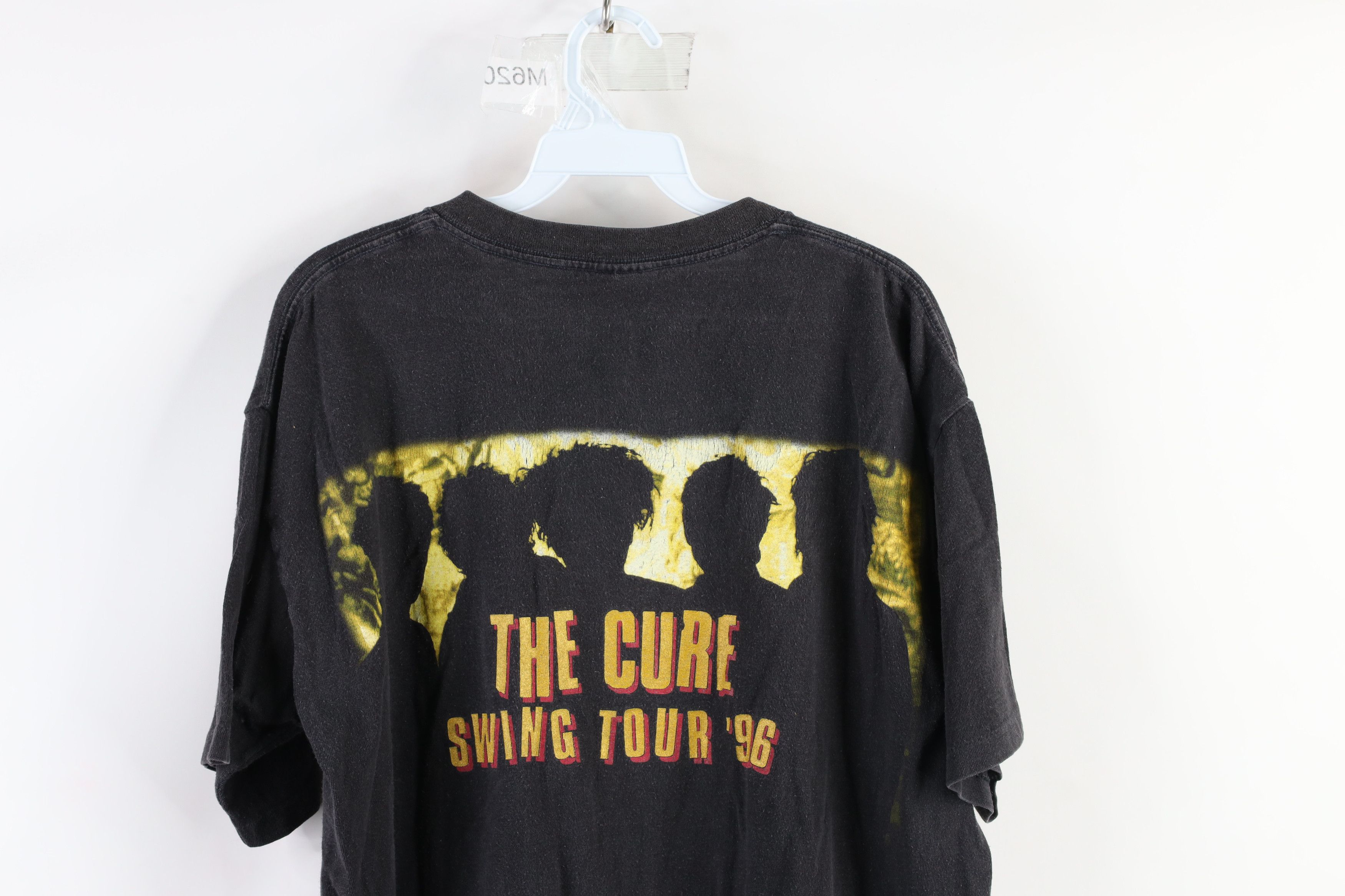 Vintage Vintage 90s 1996 Swing Tour The Cure Band T-Shirt Black USA Size US L / EU 52-54 / 3 - 9 Thumbnail