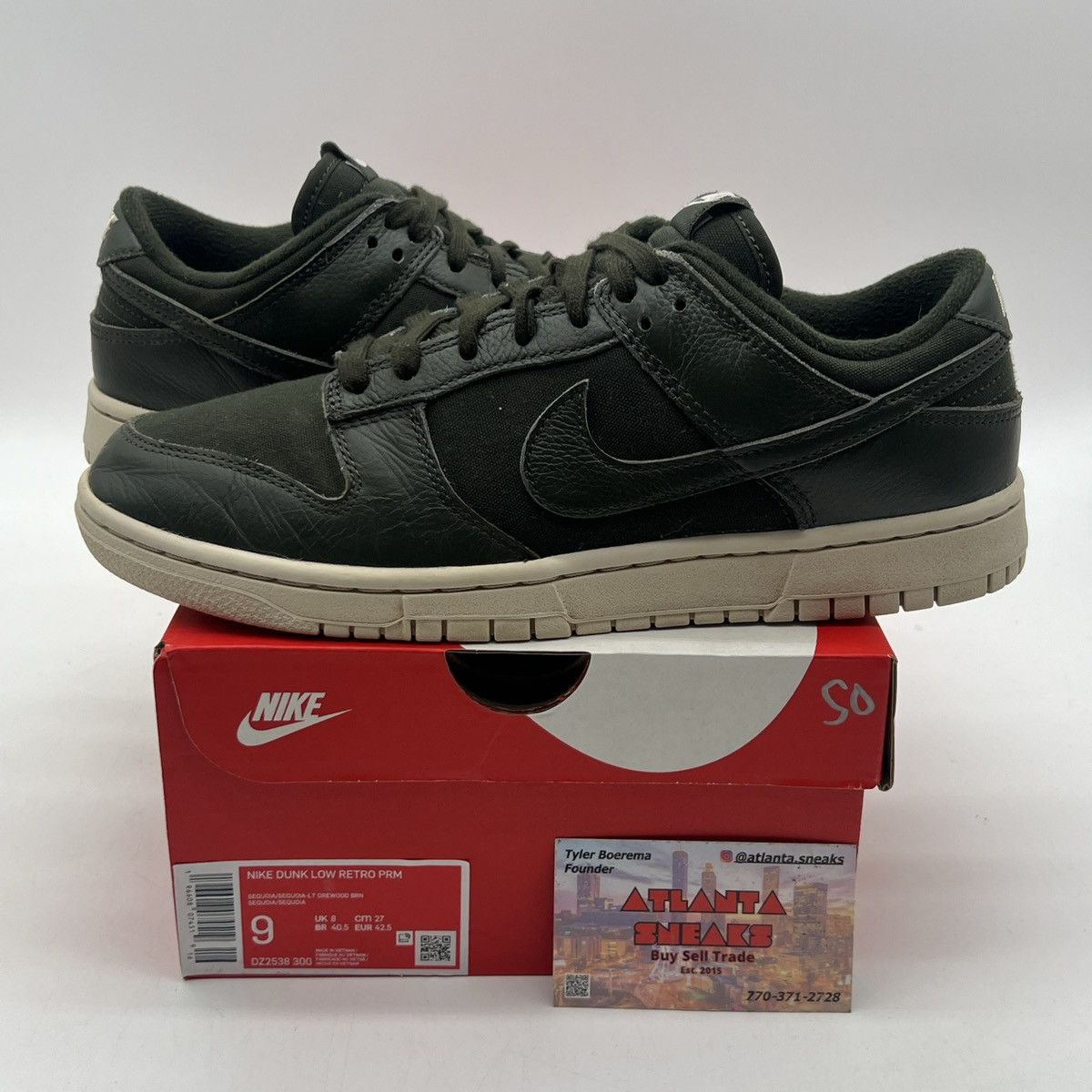 Nike Nike Dunk Low Sequoia Size US 9 / EU 42 - 1 Thumbnail