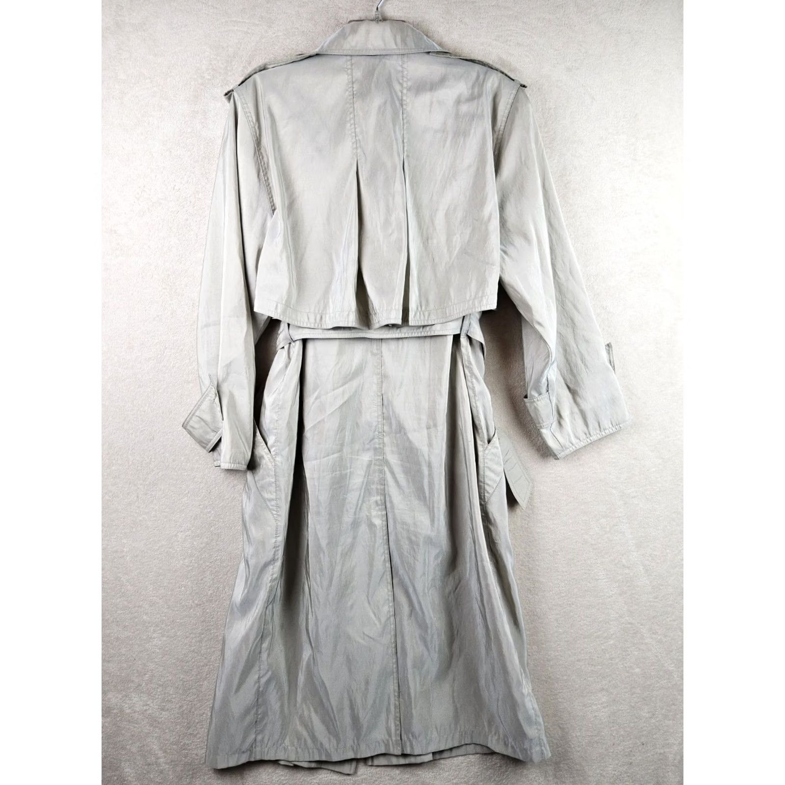 Vintage VINTAGE Forecaster Of Boston Trench Coat Women 5/6 Beige Nylon Coat Trench 50s 60s Size S / US 4 / IT 40 - 4 Thumbnail