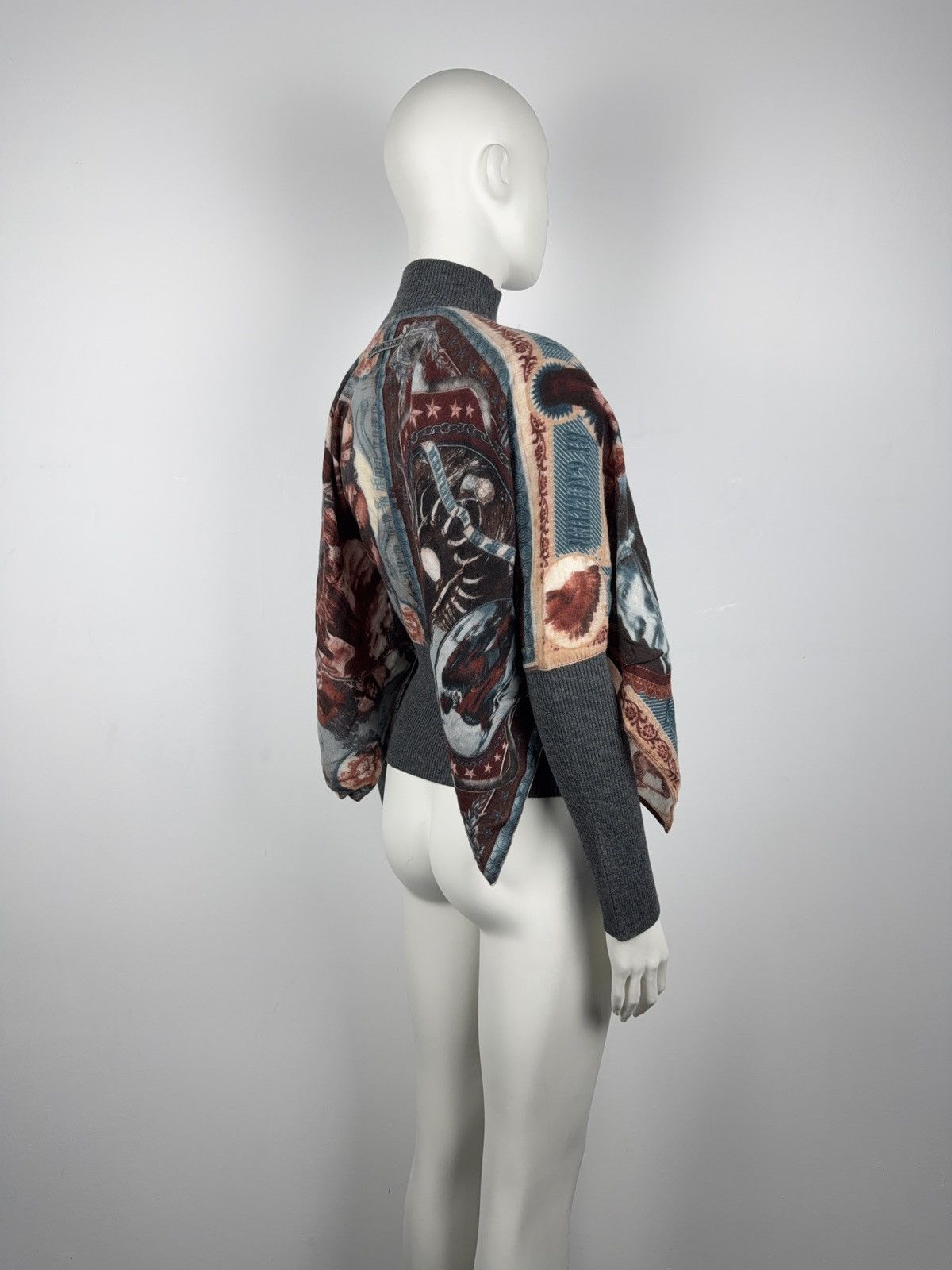 Jean Paul Gaultier Jean Paul Gaultier 1998 Native X-Ray Print Poncho Jacket Size S / US 4 / IT 40 - 13 Thumbnail