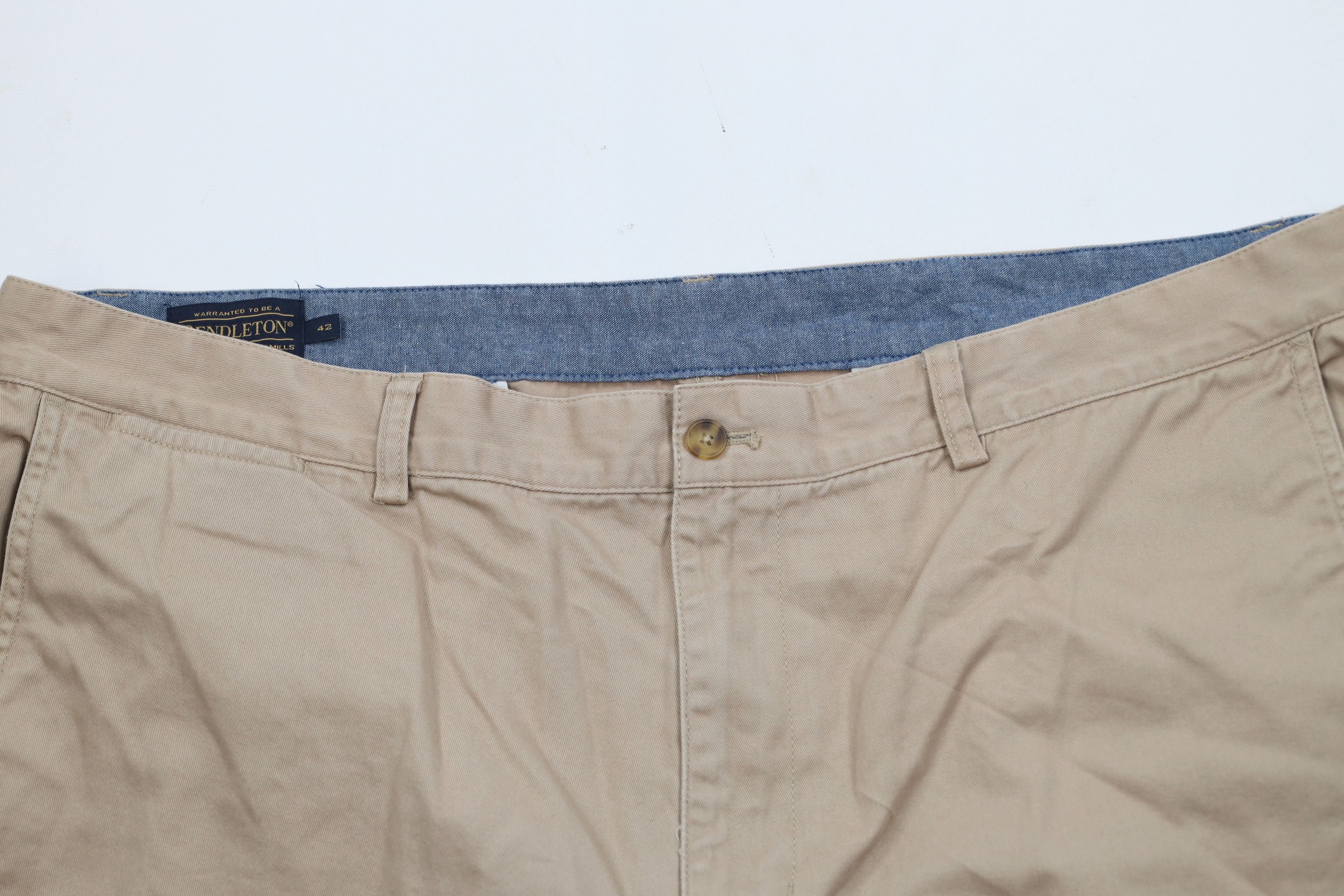 Pendleton Vintage Pendleton Utility Chino Golfing Shorts Cotton Beige Size US 42 / EU 58 - 2 Thumbnail