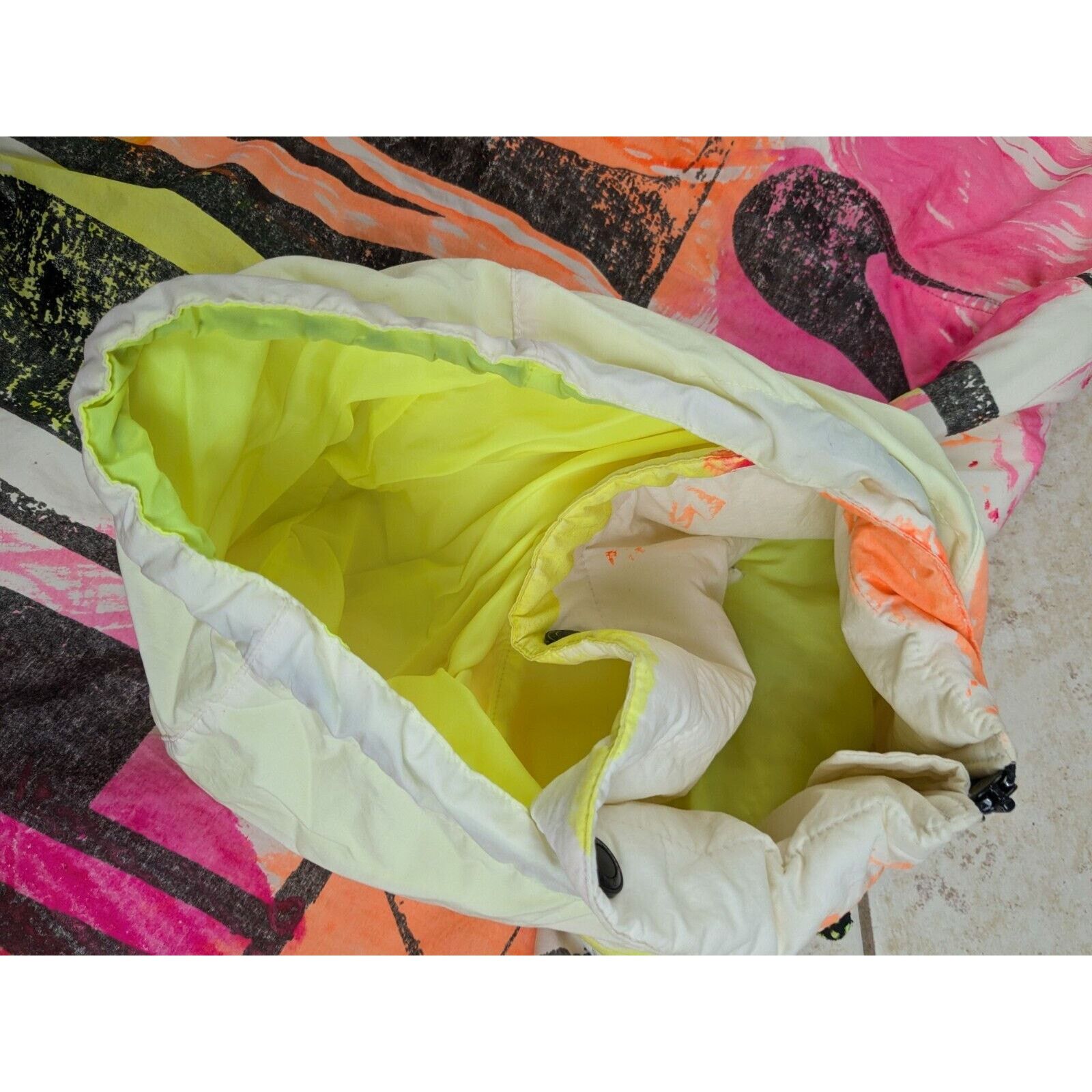 Ocean Pacific Vtg 80s Ocean Pacific OP 720 Airborne Neon Ski Jacket Hooded Size US L / EU 52-54 / 3 - 20 Thumbnail