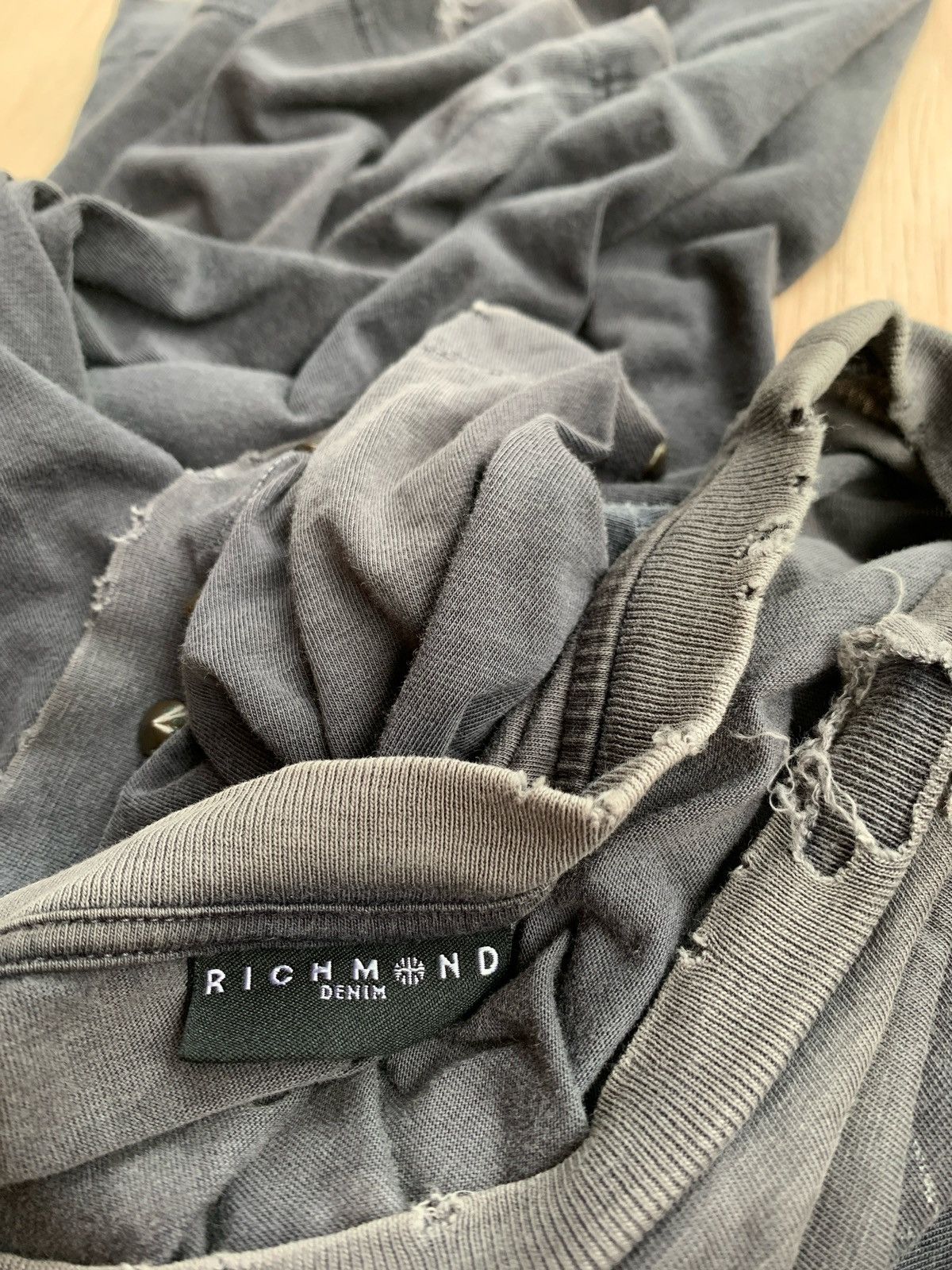 If Six Was Nine × Japanese Brand × Le Grande Bleu (L.G.B.) 00s Richmond Denim Distressed Ifsixwasnine Lgb style Tshirt Size US M / EU 48-50 / 2 - 7 Thumbnail