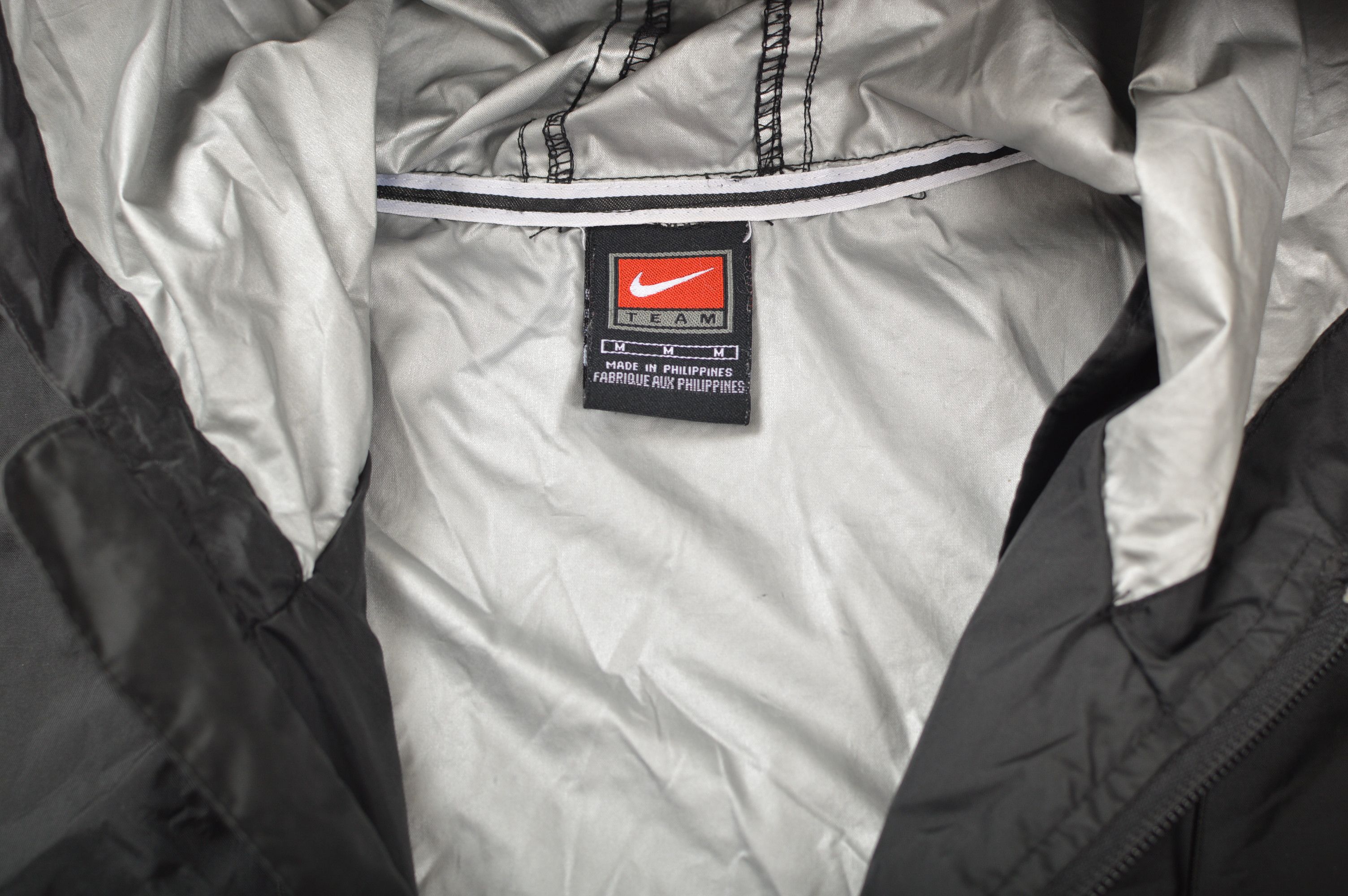 Nike × Vintage Nike Team Vintage Nylon Anorak Windbreaker Jacket Size US M / EU 48-50 / 2 - 6 Thumbnail