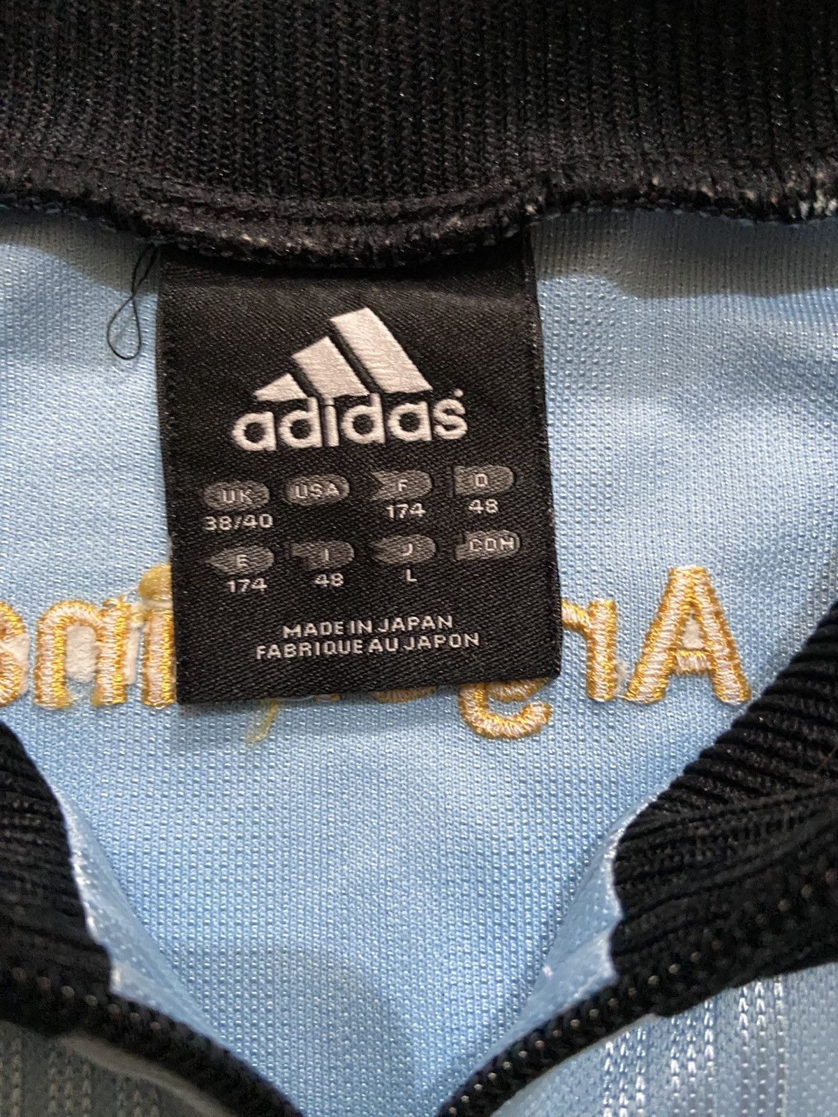 Adidas Adidas Argentina 2006 Track Top Size US L / EU 52-54 / 3 - 6 Thumbnail